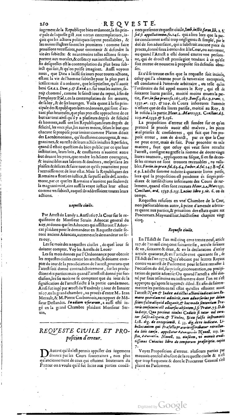 1629 - Veuve Nicolas Buon - Trésor du droit français (21754 T. 3) - BM Lyon
