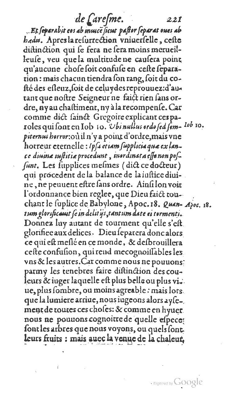1607 - Nicolas Du Fossé - Trésor quadragésimal - T 01 - BM Lyon