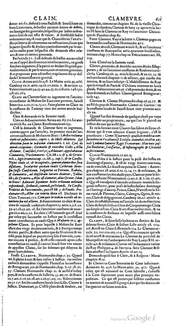 1629 - Veuve Nicolas Buon - Trésor du droit français (21754 T. 1) - BM Lyon
