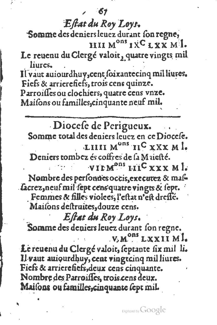 1581 - s.n. - Secret des trésors de France (Livre II) - BSB Munich