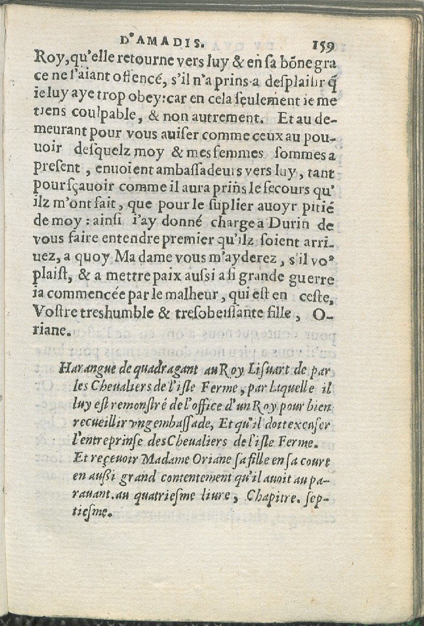 1559 - Pierre Regnard - Trésor des Amadis - Det KLG Copenhague