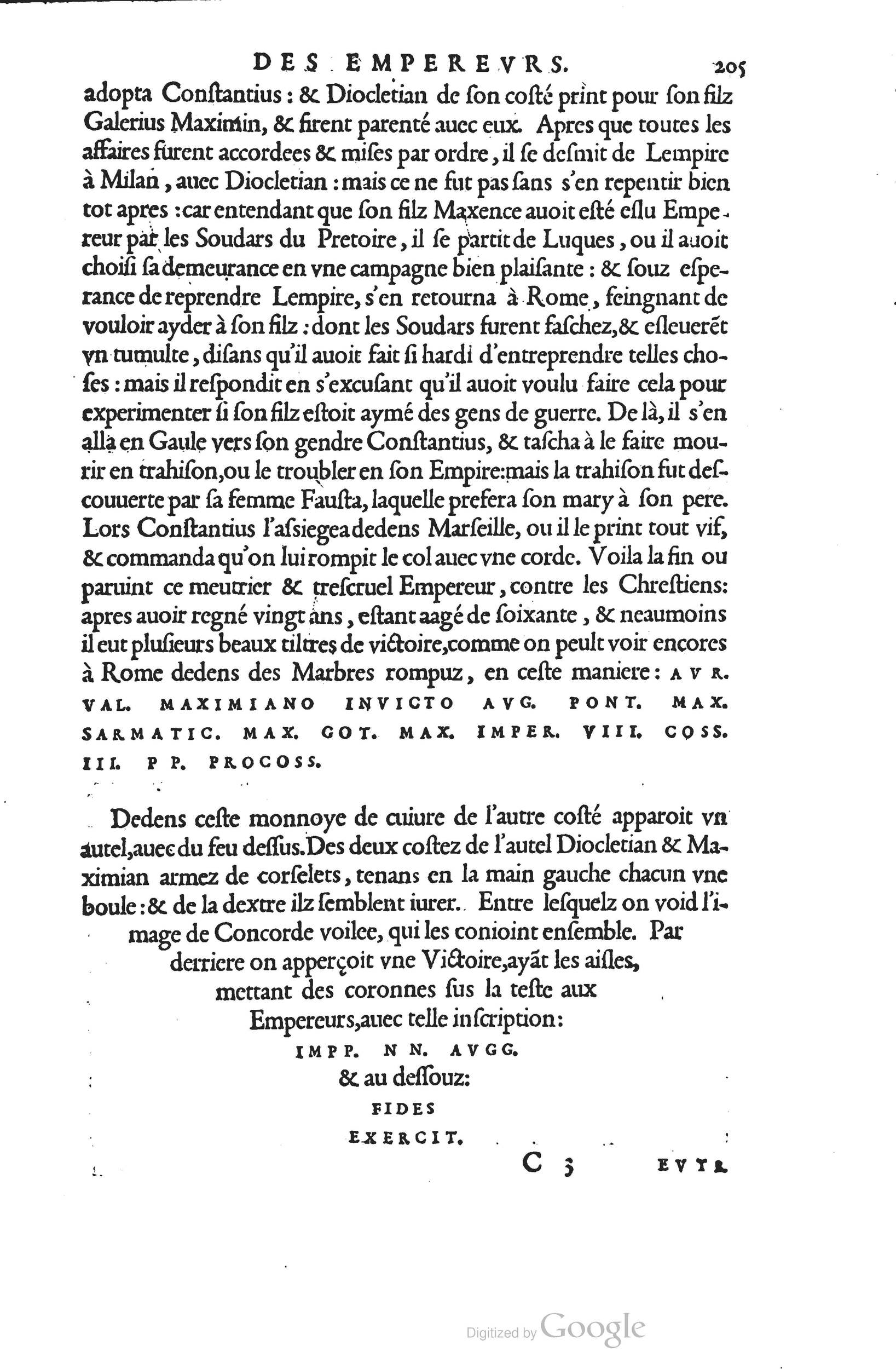 1553 - Jacopo Strada et Thomas Guérin - Épitome du Trésor des antiquités - Prague