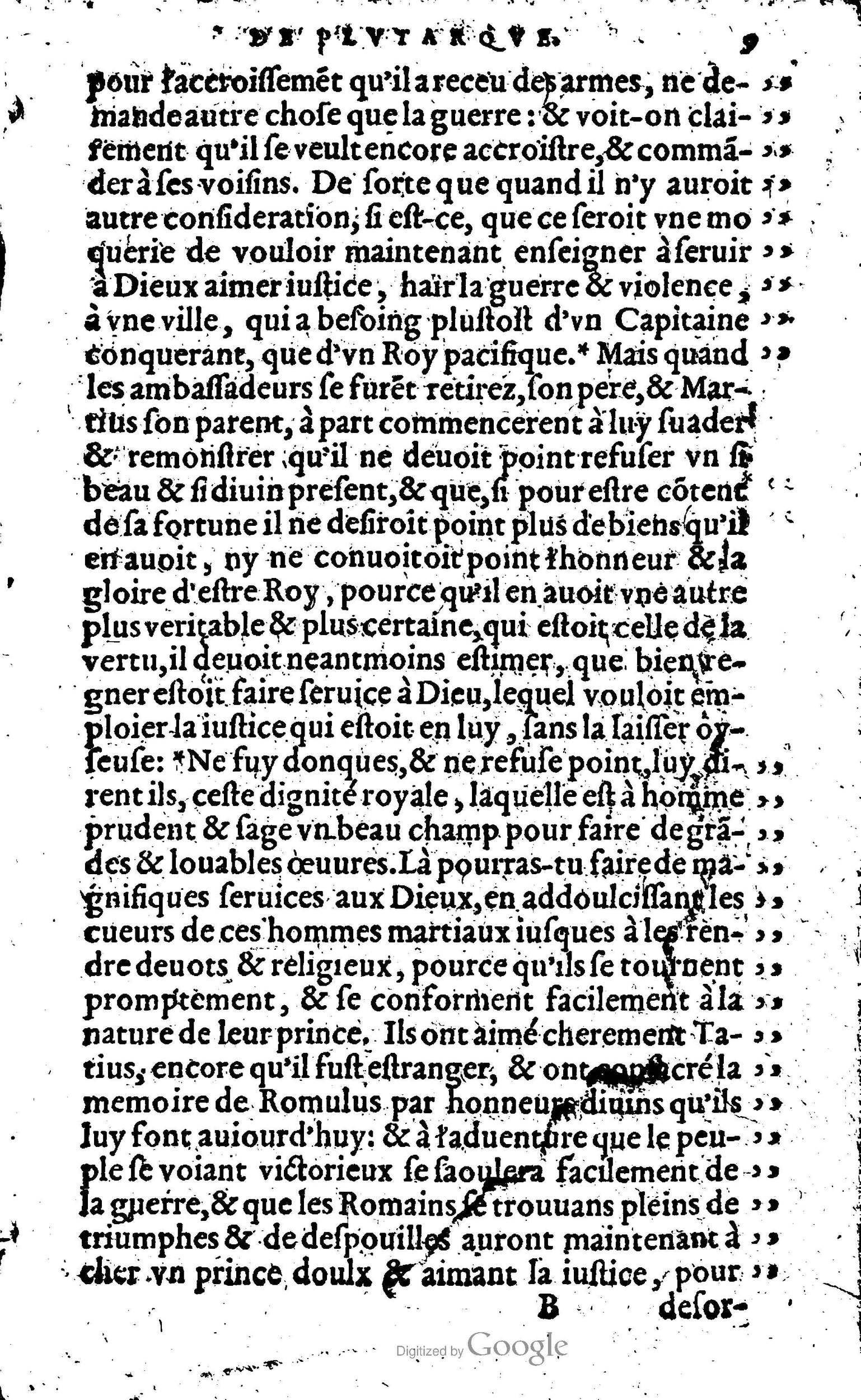 1568 - Willem Silvius - Trésor des vies de Plutarque - Anvers Plantin-Moretus