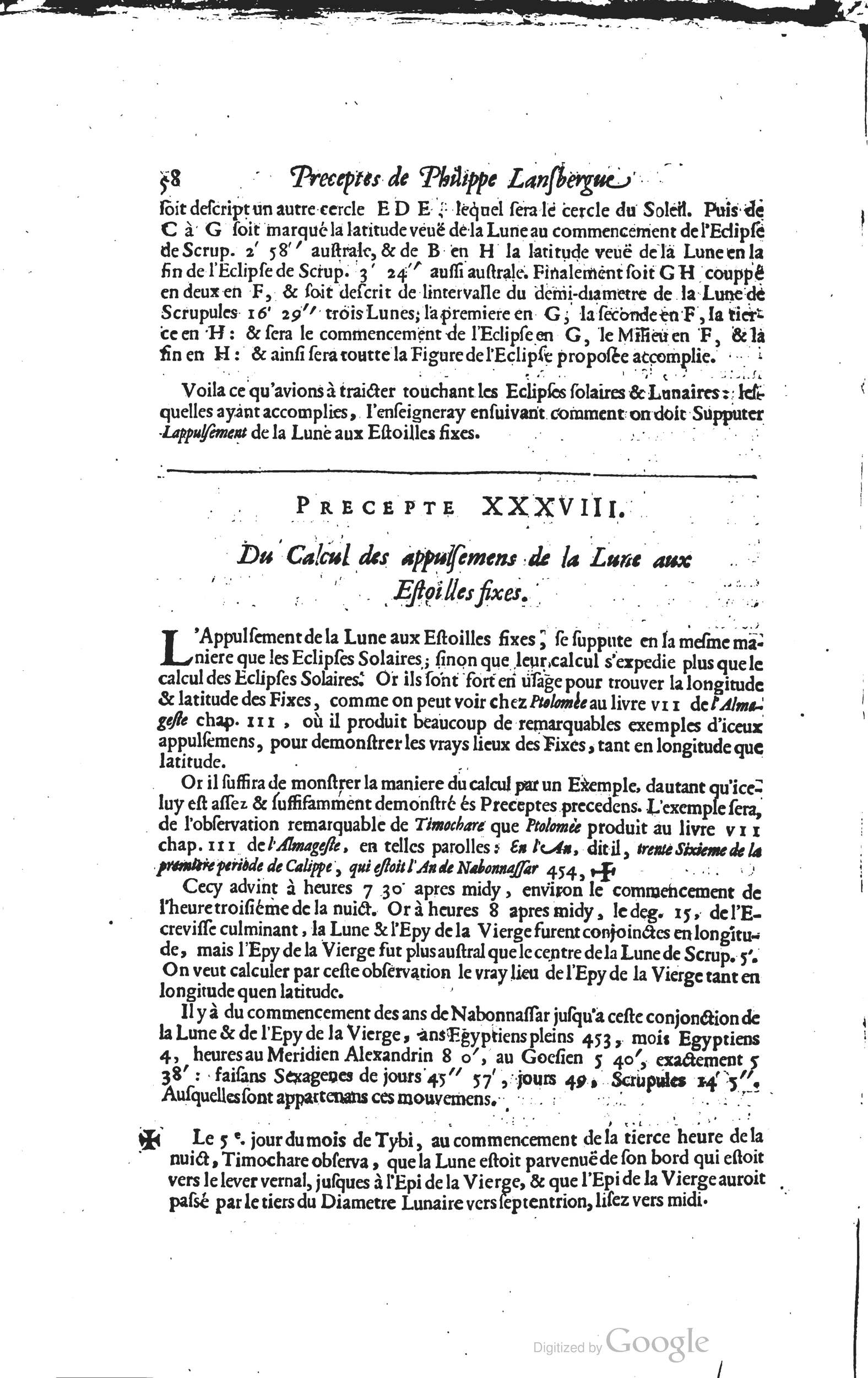 1634 - Zacharie Roman - Les Tables perpétuelles - Universiteit Leiden