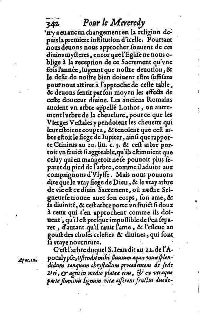 1607 - Nicolas Du Fossé - Trésor quadragésimal - T 02 - BM Lyon