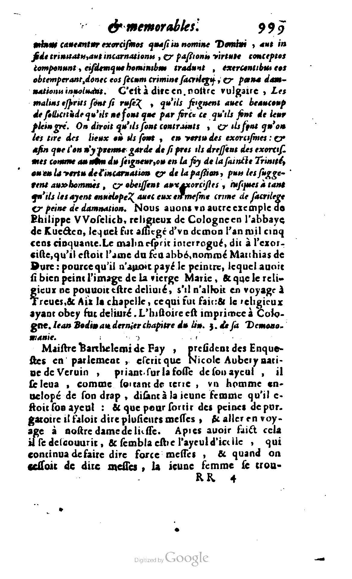 1620 - Samuel Crespin - Trésor d’histoires admirables et mémorables - BCU Lausanne