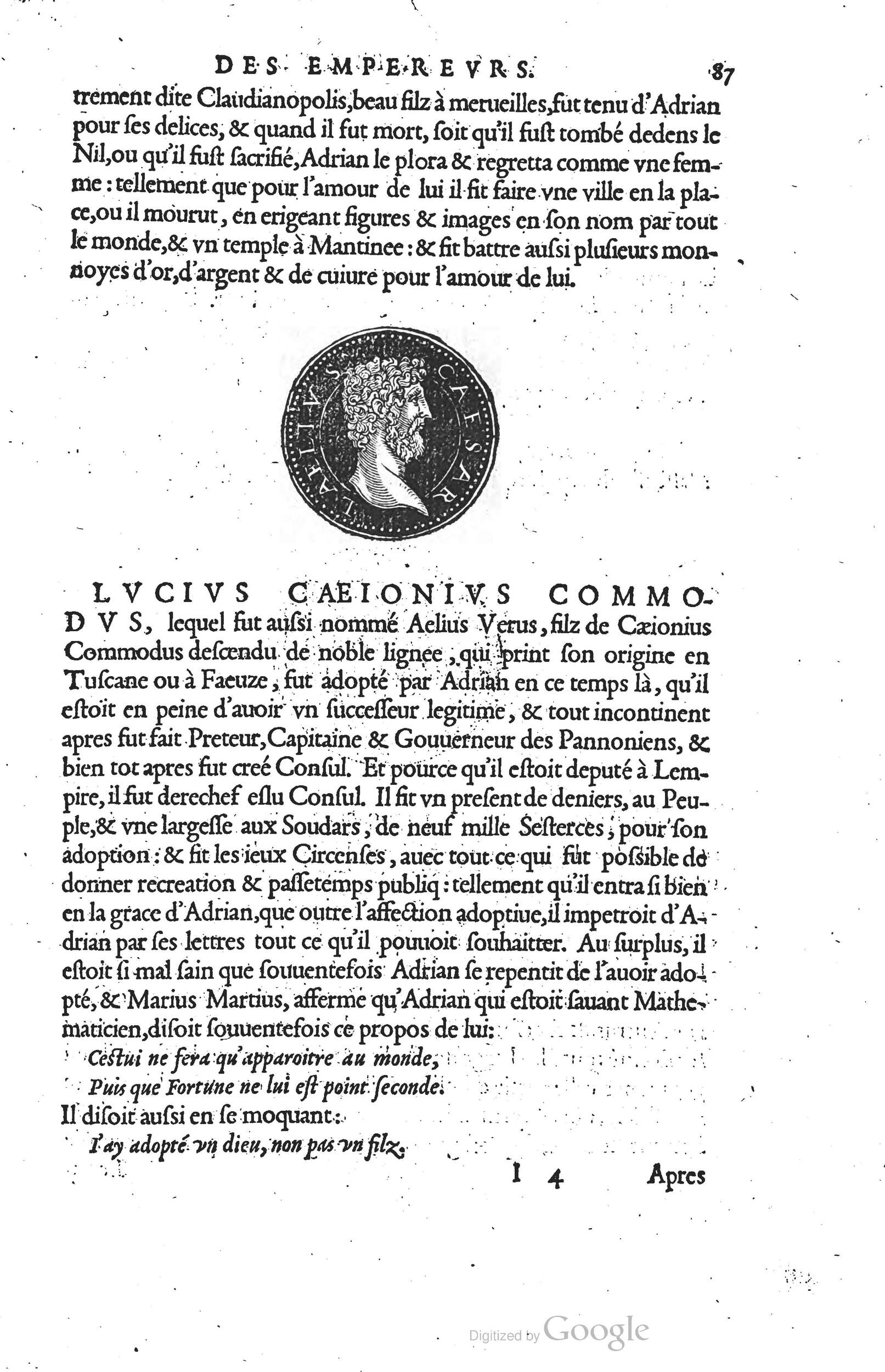 1553 - Jacopo Strada et Thomas Guérin - Épitome du Trésor des antiquités - Prague