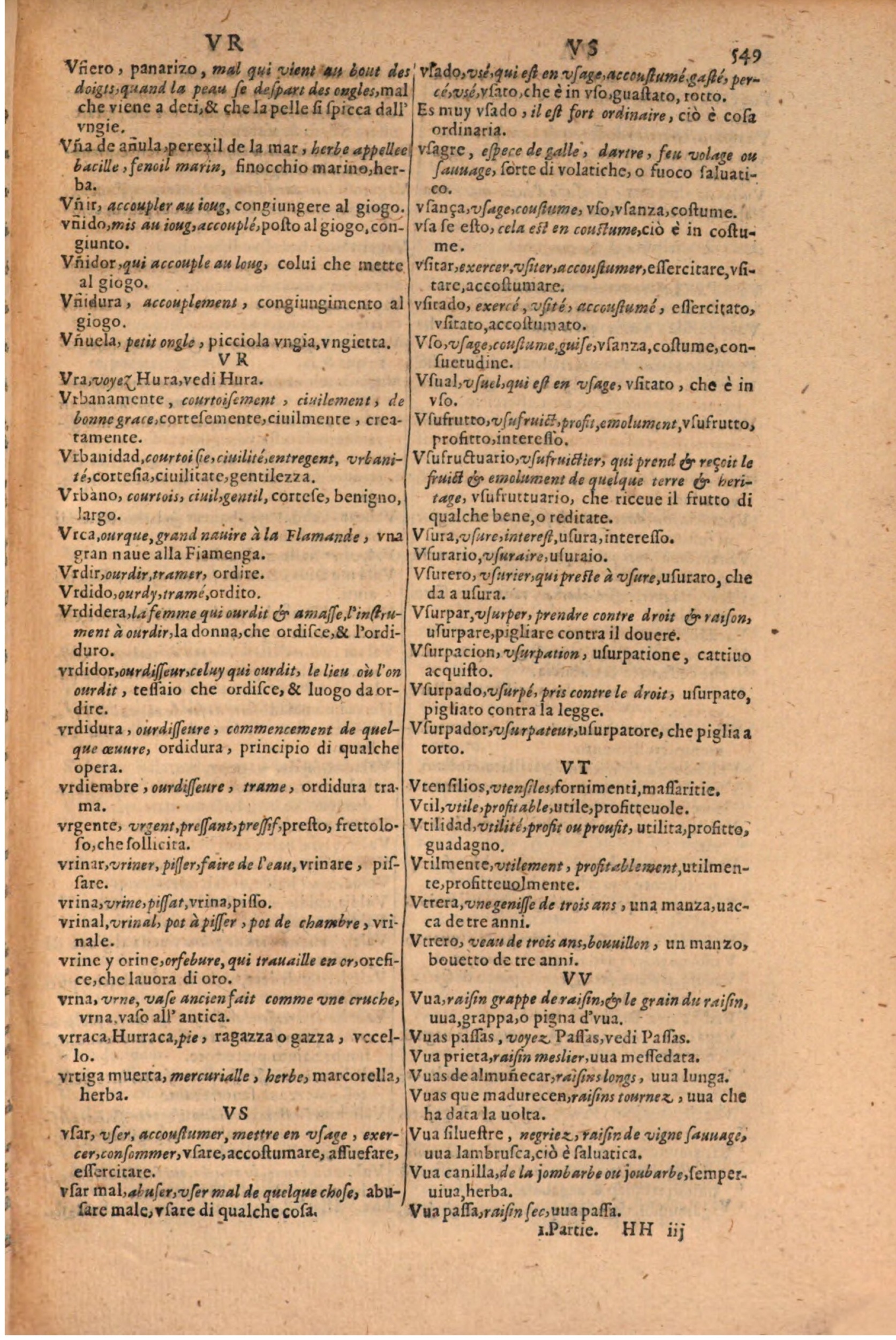 1606 Samuel Crespin Thresor des trois langues, francoise, italiene et espagnolle - BSB-583.jpeg