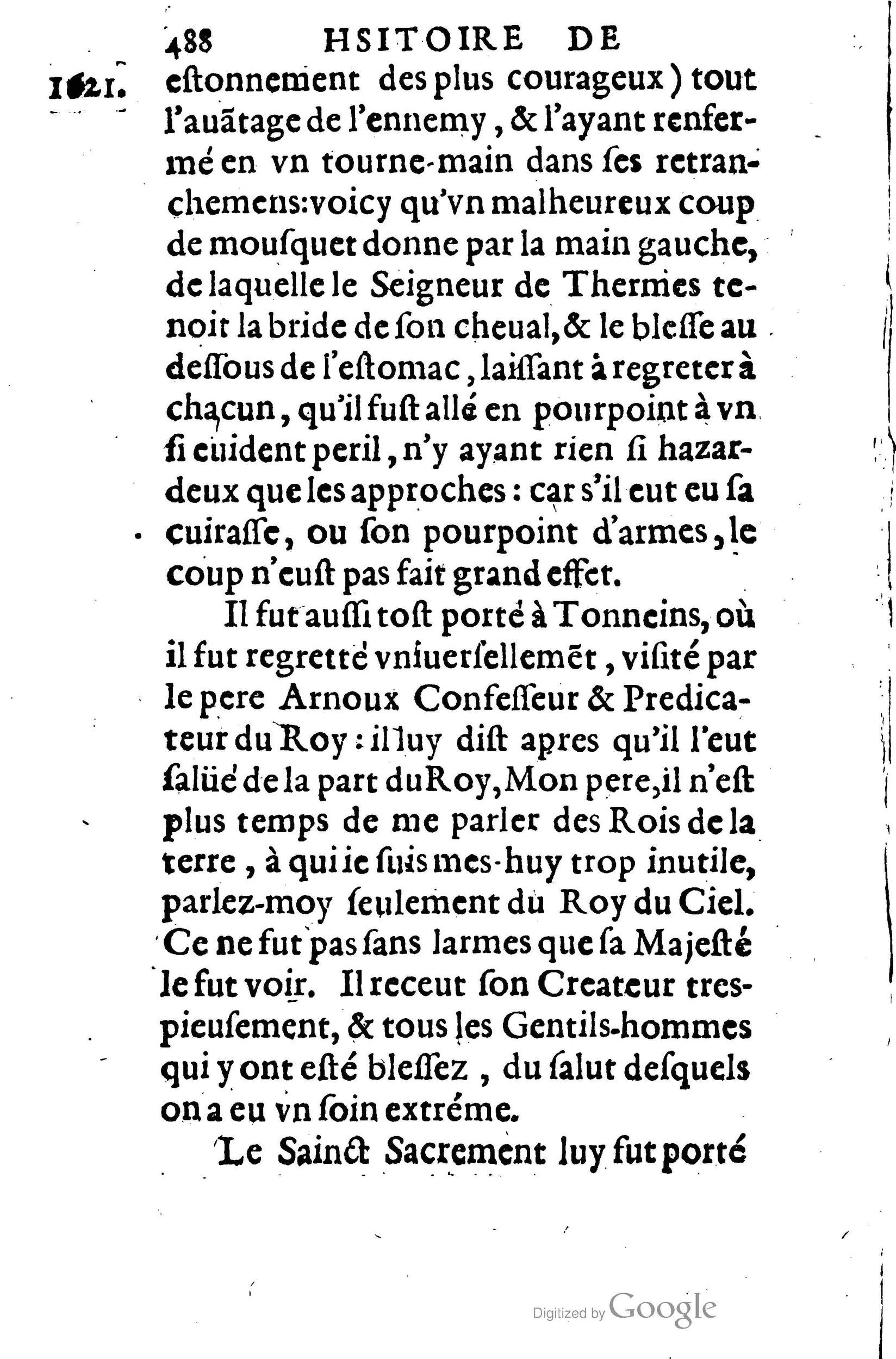 1623 - Joseph Bouillerot - Trésor de l’histoire générale de notre temps - BM Lyon