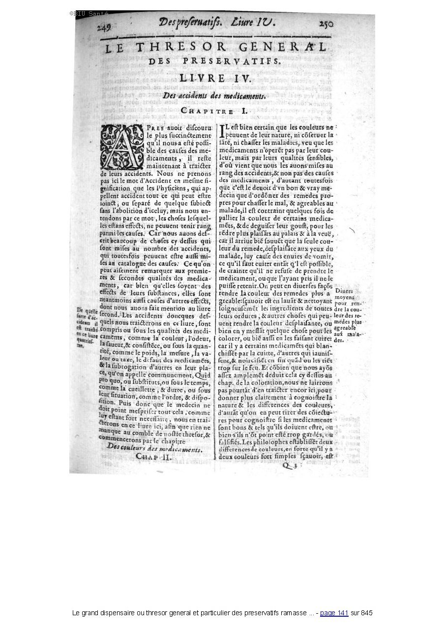 1609 - Étienne Gamonet - Grand dispensaire ou Trésor général et particulier des préservatifs - BIU Santé 1609 - Étienne Gamonet - Grand dispensaire ou Trésor général et particulier des préservatifs - BIU Santé