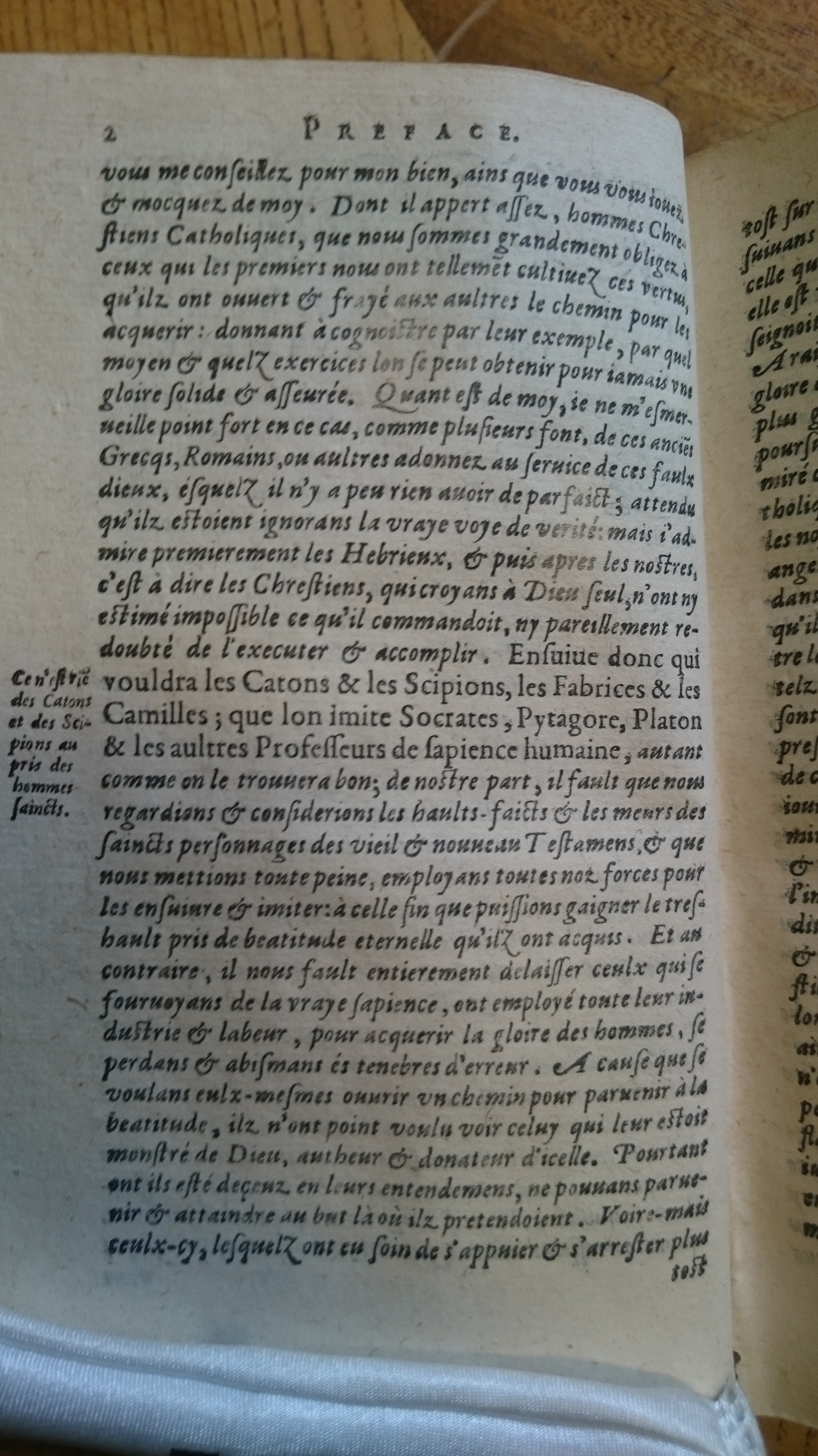 1585 - Jean Bogard - Trésor des faits et dits mémorables des hommes saints et illustres - Douai Quincy