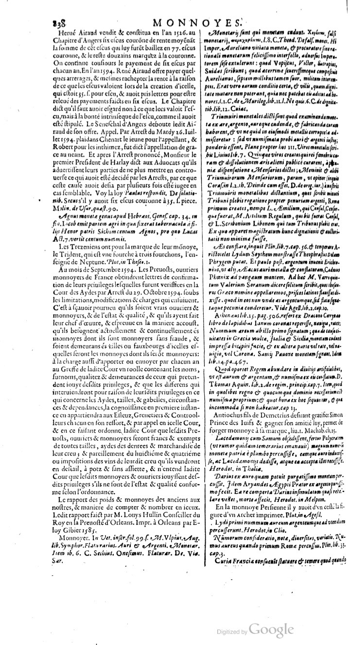 1629 - Veuve Nicolas Buon - Trésor du droit français (29620 T. 2) - BM Lyon