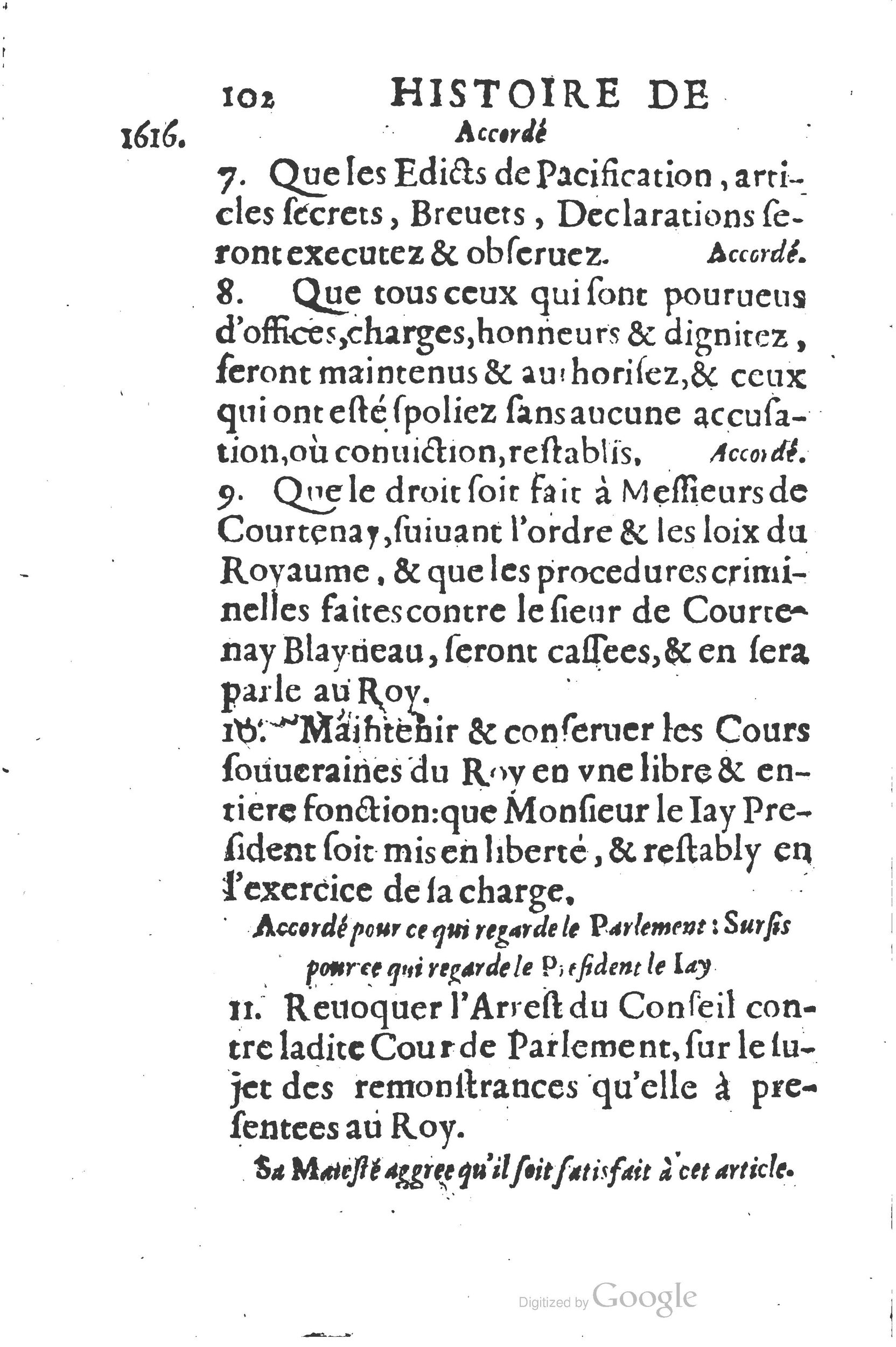 1626 - Joseph Bouillerot - Trésor de l’histoire générale de notre temps - BSB Munich