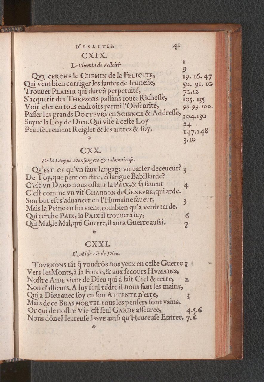 1577 - Jean de Laon - Trésor des 150 psaumes de David - Genève