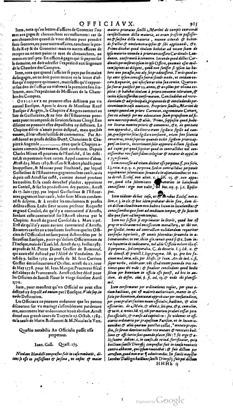 1629 - Veuve Nicolas Buon - Trésor du droit français (29620 T. 2) - BM Lyon