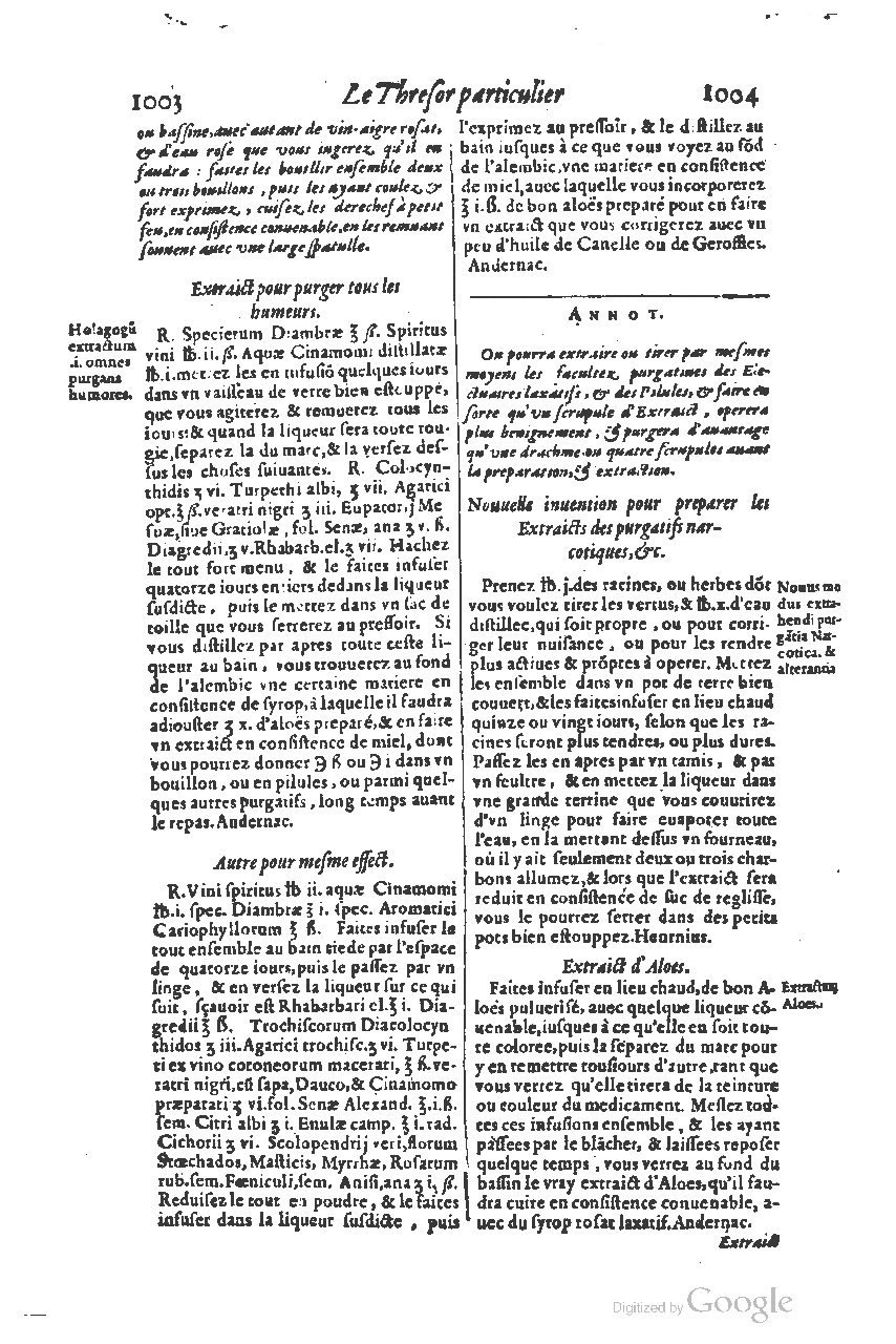 1616 - Étienne Gamonet - Grand trésor ou dispensaire - BSB Munich