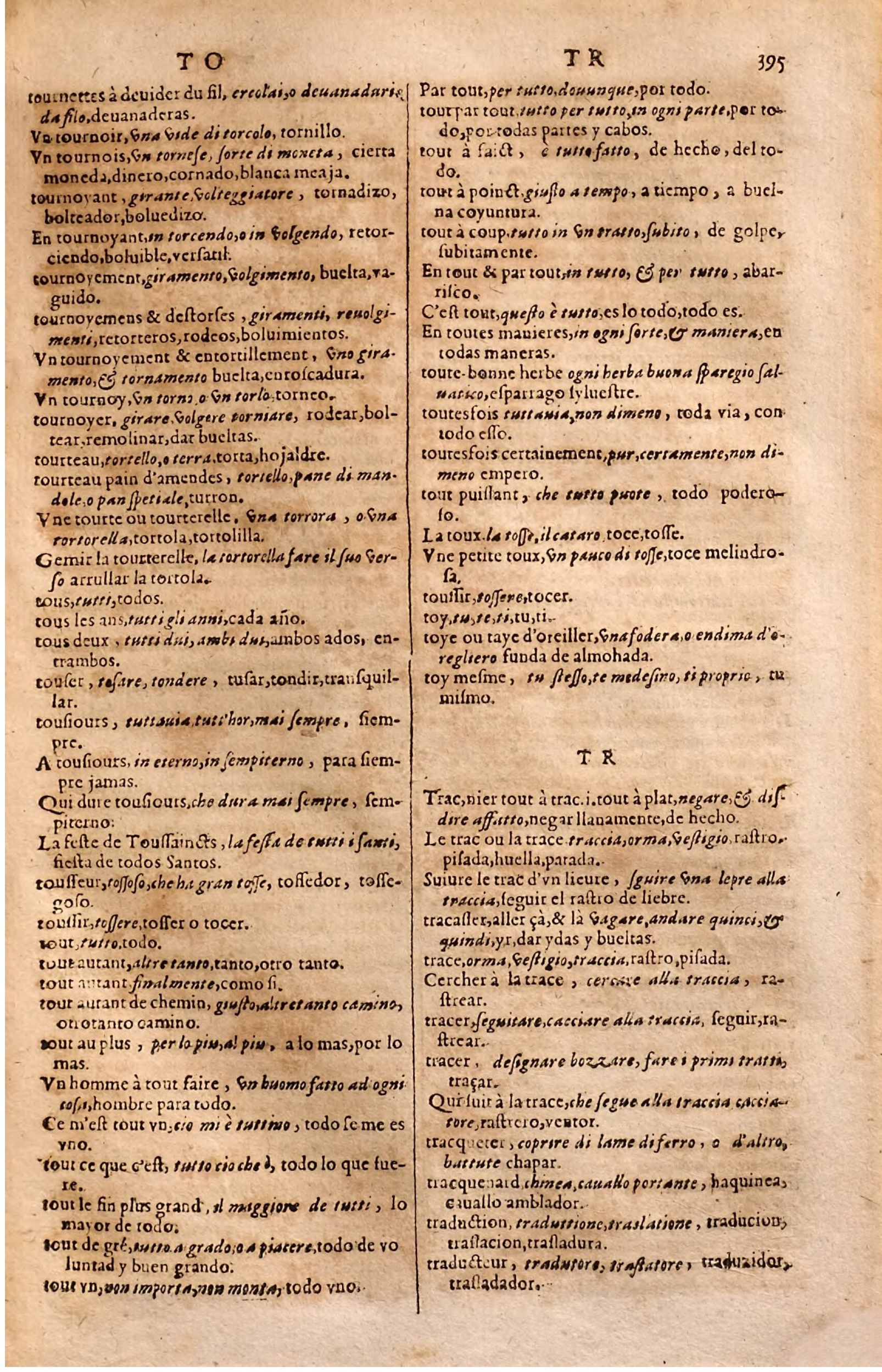 1627 - Jacques Crespin - Trésor des trois langues (Seconde partie) - Regensburg