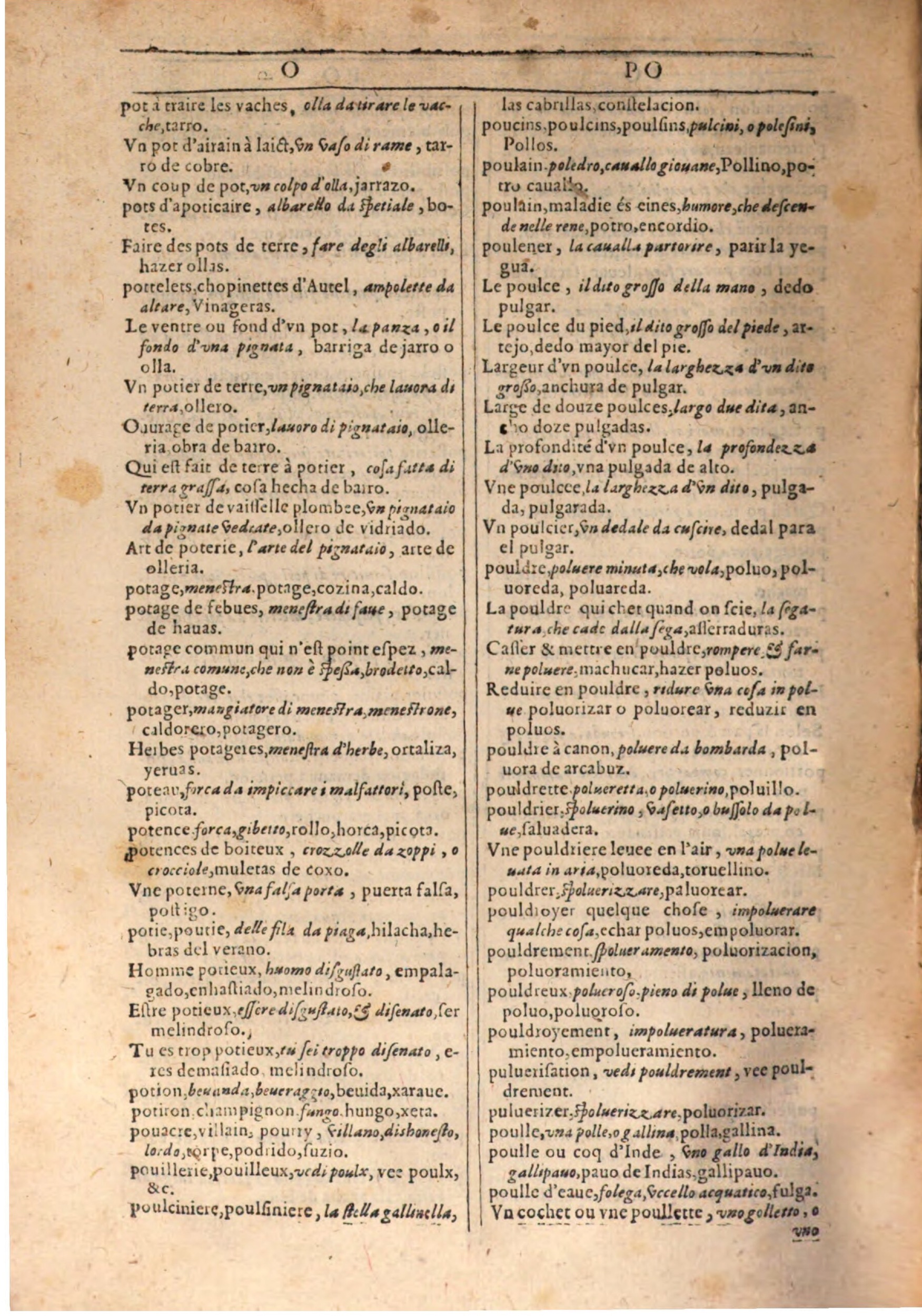 1609 - Philippe Albert et Alexandre Pernet - Trésor des trois langues française, italienne et espagnole (Seconde partie) - BSB Munich 1609 - Philippe Albert et Alexandre Pernet - Trésor des trois langues française, italienne et espagnole (Seconde partie) - BSB Munich