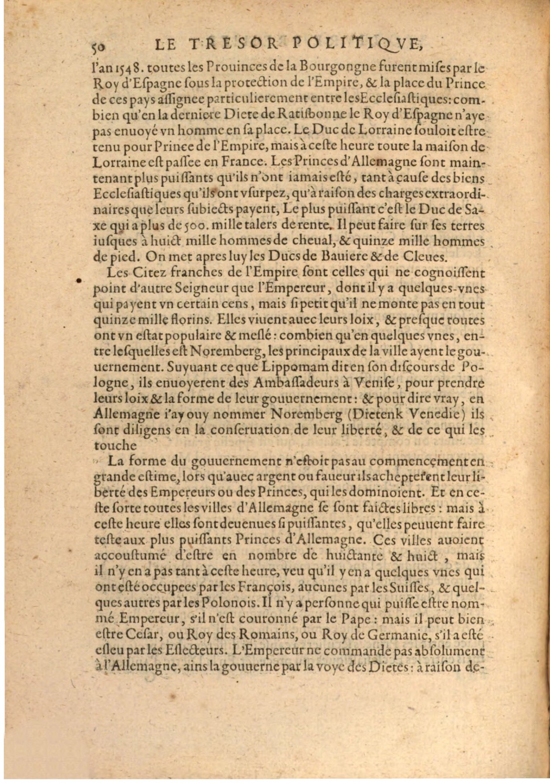1608 - Nicolas Du Fossé - Trésor politique - BSB Munich