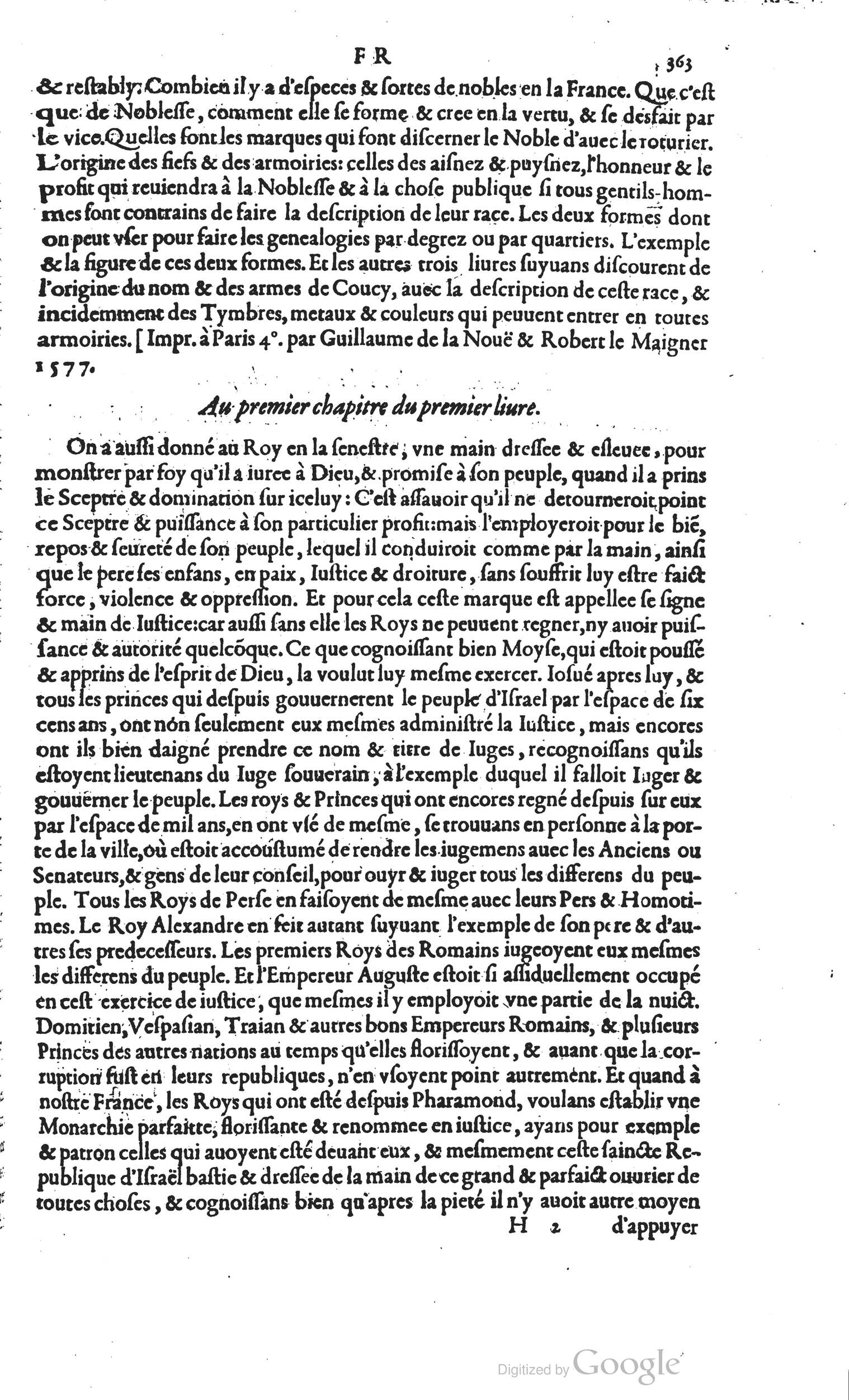1585 - Barthélemy Honorat - Bibliothèques françaises - BSB Munich