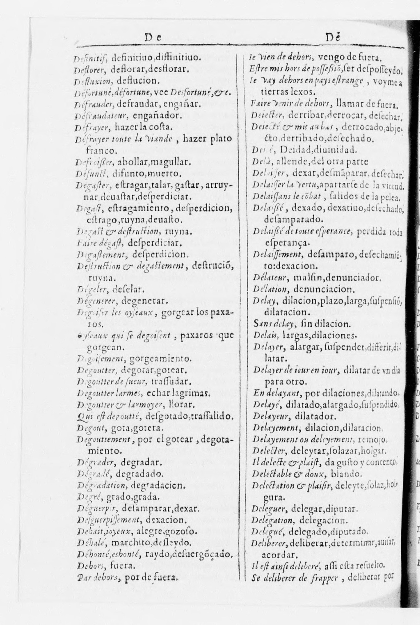 1616 - Veuve Marc Orry - Trésor des deux langues espagnole et française (Seconde partie) - BnF 1616 - Veuve Marc Orry - Trésor des deux langues espagnole et française (Seconde partie) - BnF