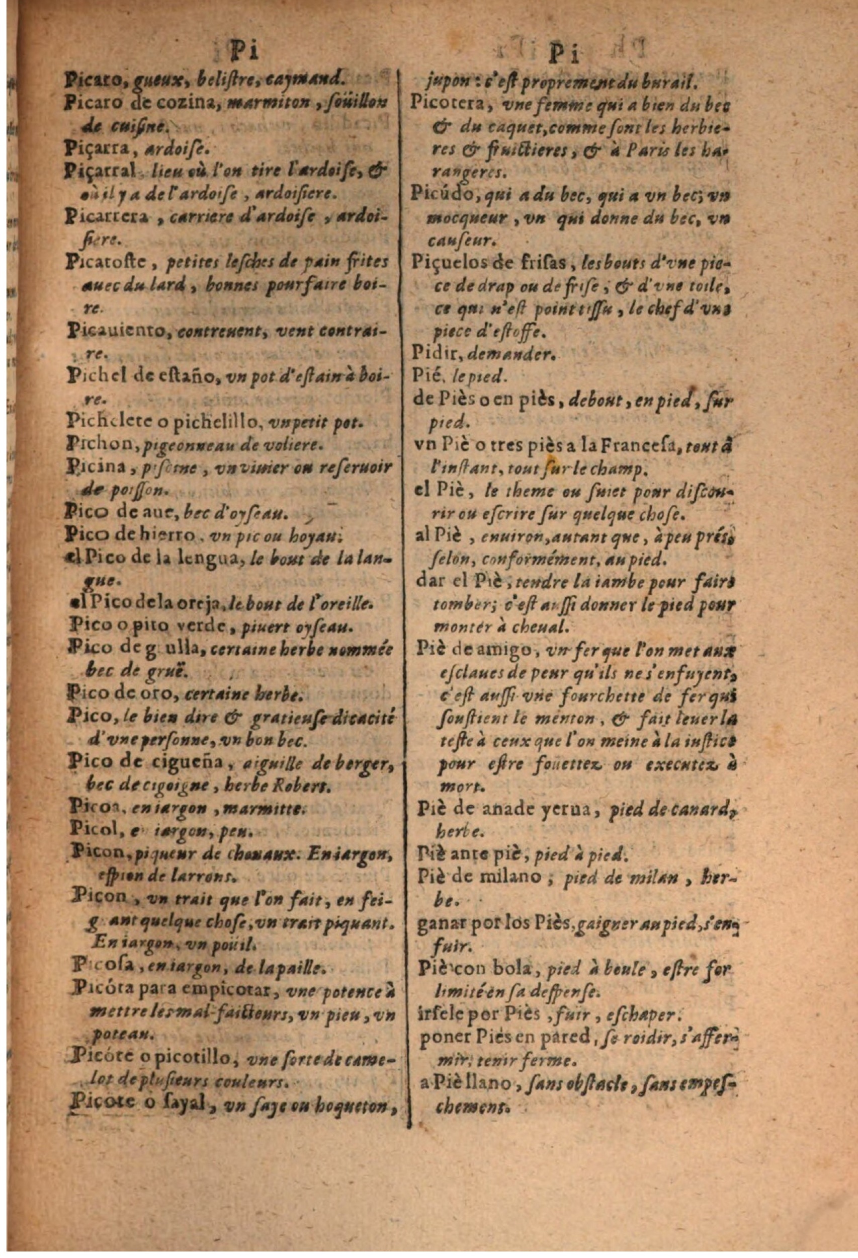 1645 - A. de Sommaville et A. Courbé - Trésor des deux langues espagnole et française - BSB Munich