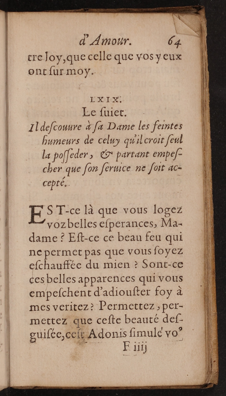 1597 - Matthieu Guillemot - Trésor d’amour - BnF Arsenal 1597 - Matthieu Guillemot - Trésor d’amour - BnF Arsenal