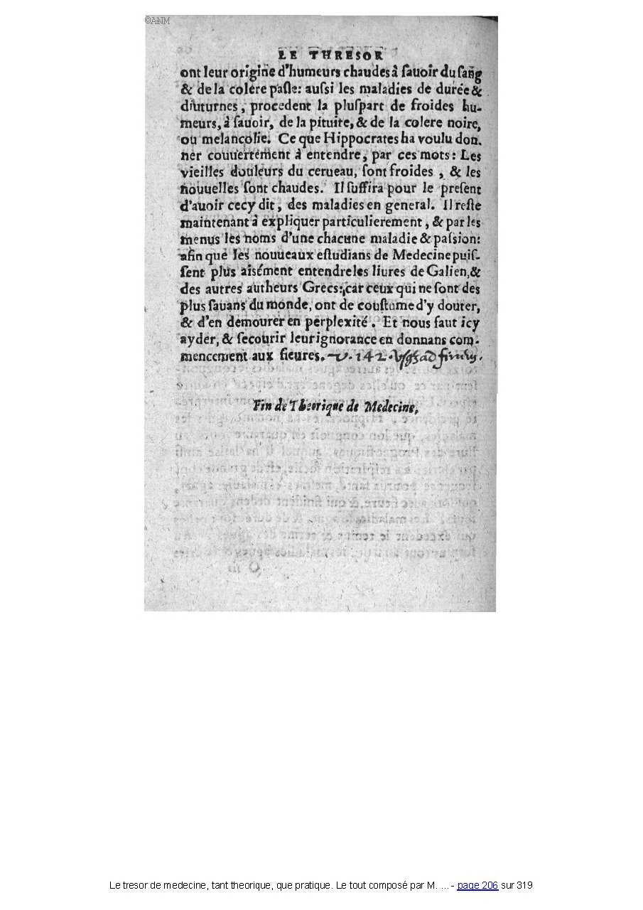 1560 - Pierre et Jan Moine - Trésor de médecine - Université Paris Cité