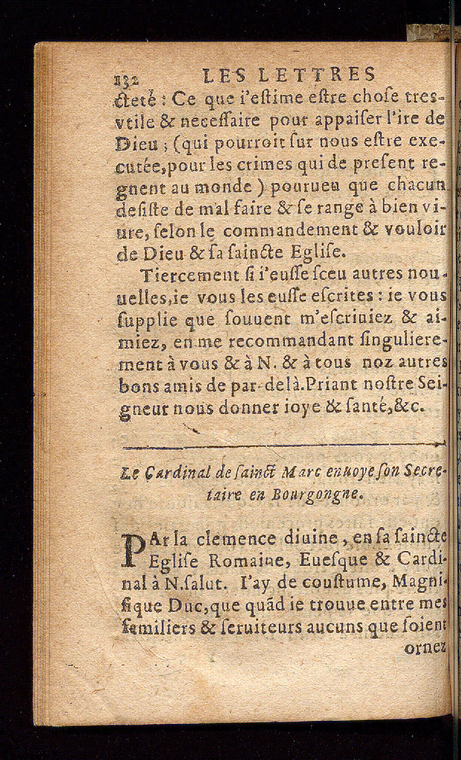 1614 - Barthélemy Vincent - Élite et Trésor des lettres missives - Bâle