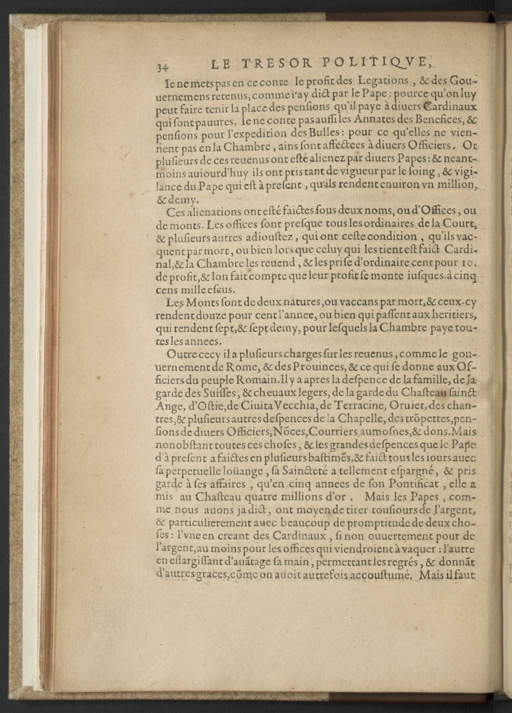 1608 - Nicolas Du Fossé - Trésor politique - BnF Tolbiac