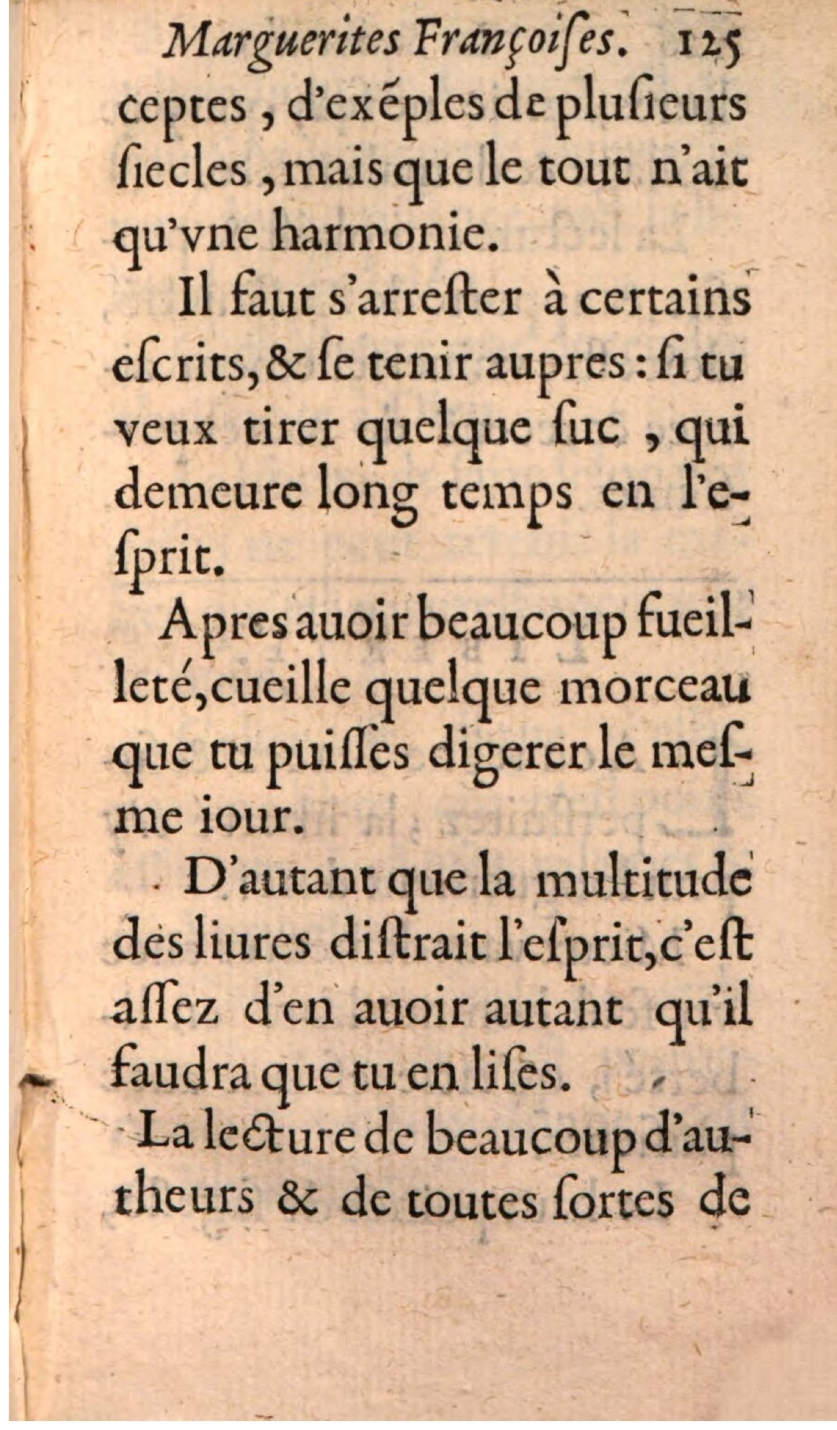 1611 - Théodore Reinsart - La Suitte des marguerites françoises, ou second thresor du bien dire - BSB Munich