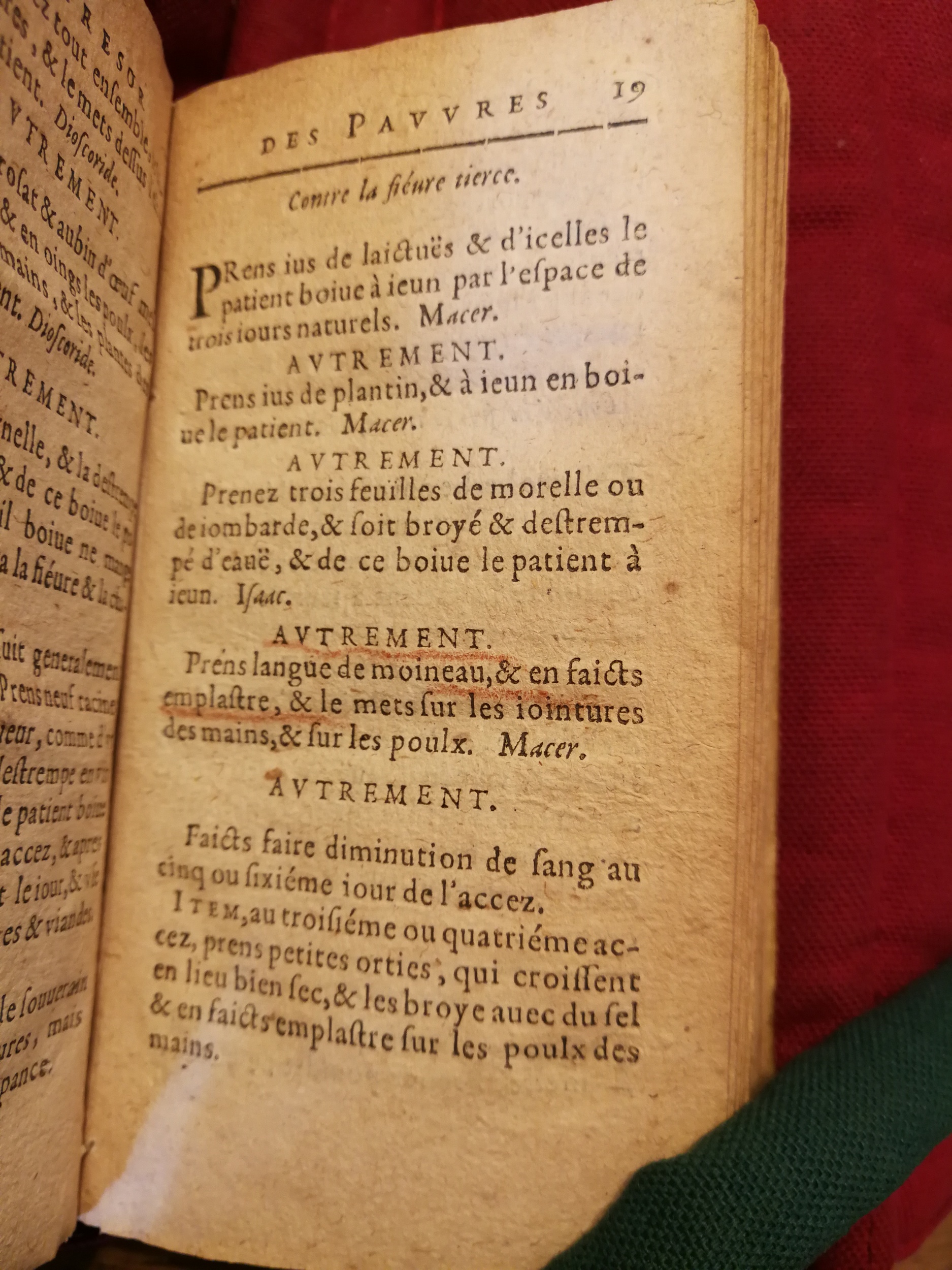 1618 - Antoine Bourriquant - Trésor des pauvres - Bibliothèque Sainte-Geneviève