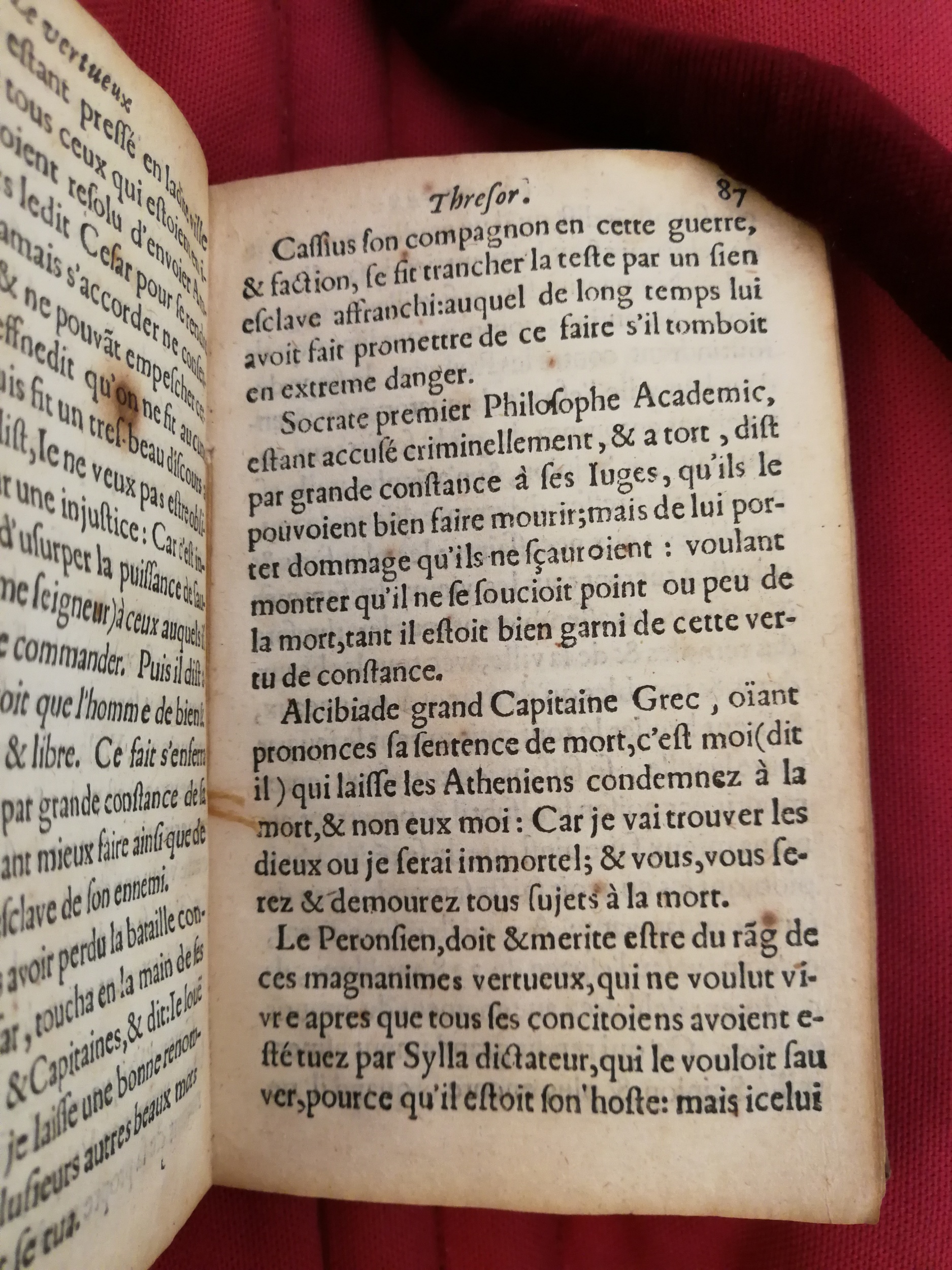 1599 - Thomas Portau - Vertueux trésor - Bibliothèque Sainte-Geneviève