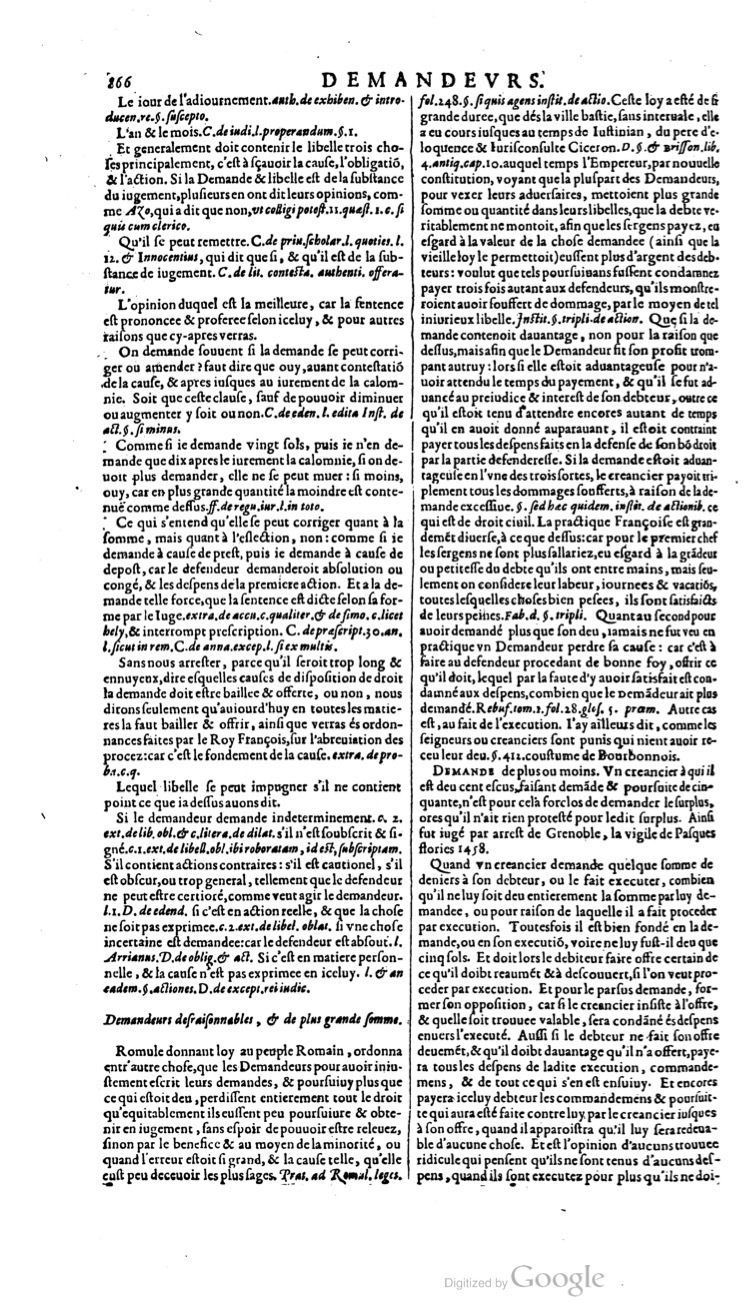 1629 - Veuve Nicolas Buon - Trésor du droit français (21754 T. 1) - BM Lyon
