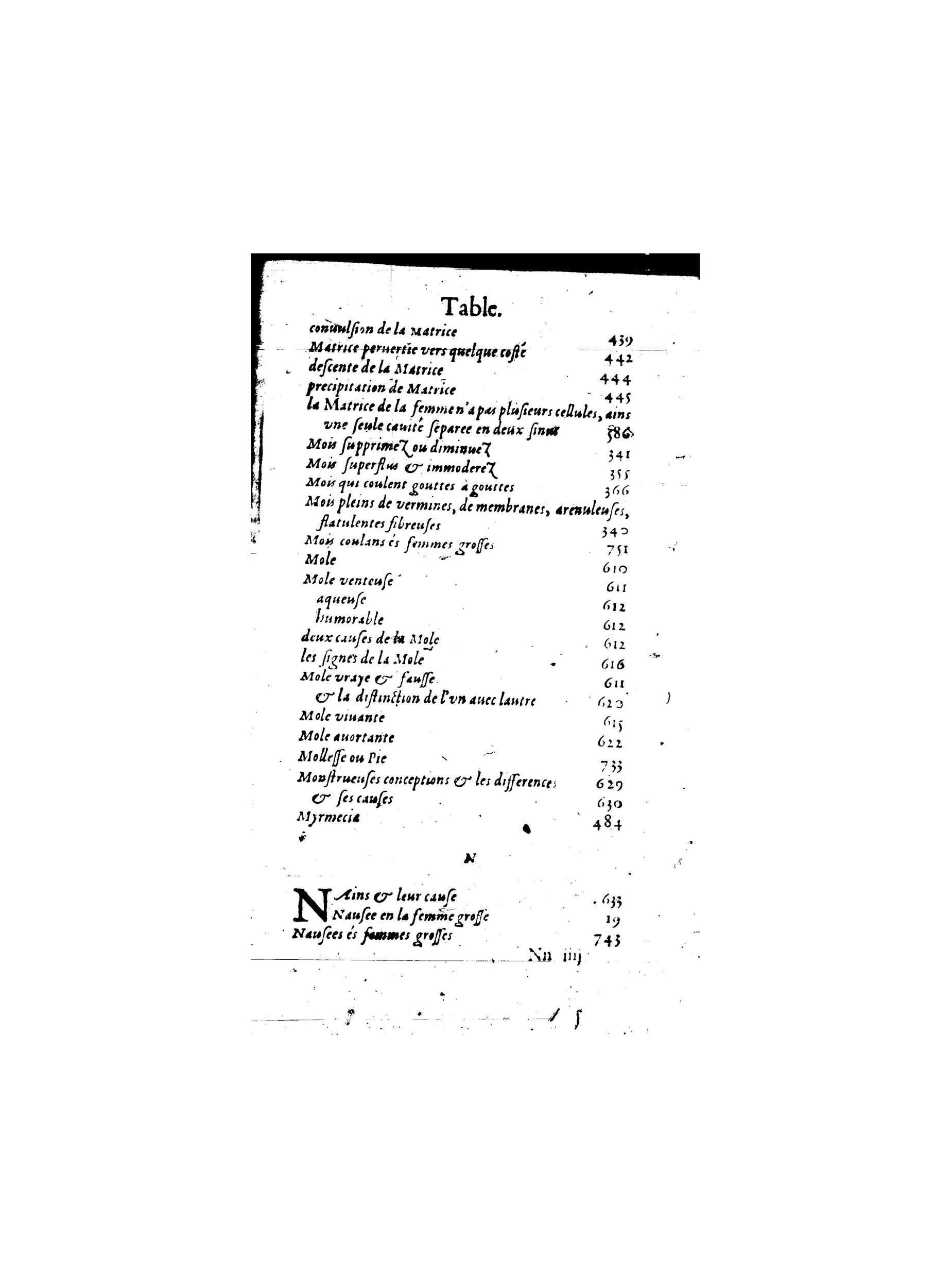 1587 - Jacques du Puis - Trésor des remèdes secrets pour les maladies des femmes - BnF