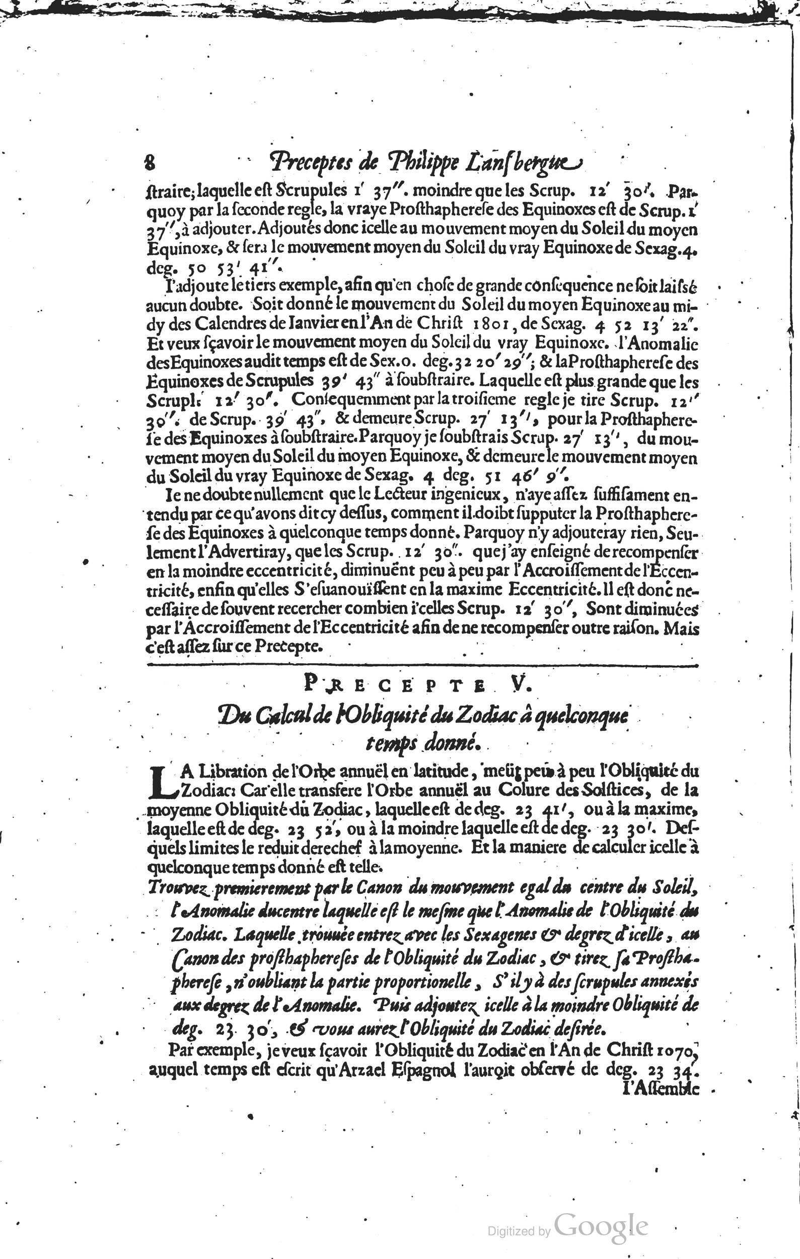 1634 - Zacharie Roman - Les Tables perpétuelles - Universiteit Leiden