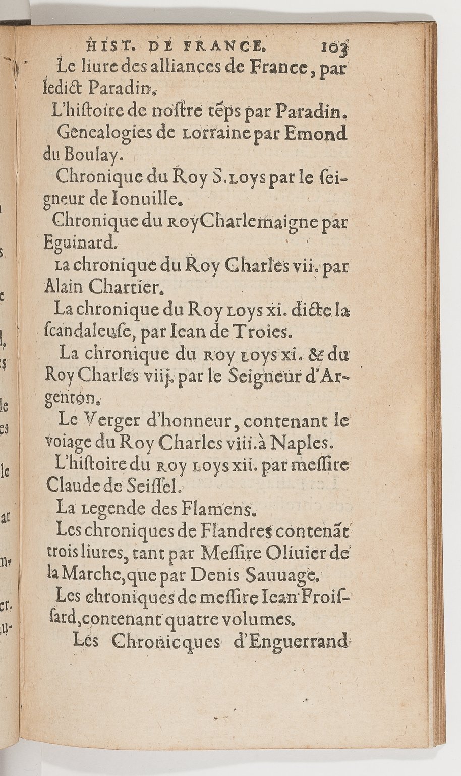 1583 - Galiot Corrozet - Trésor des histoires de France - BnF