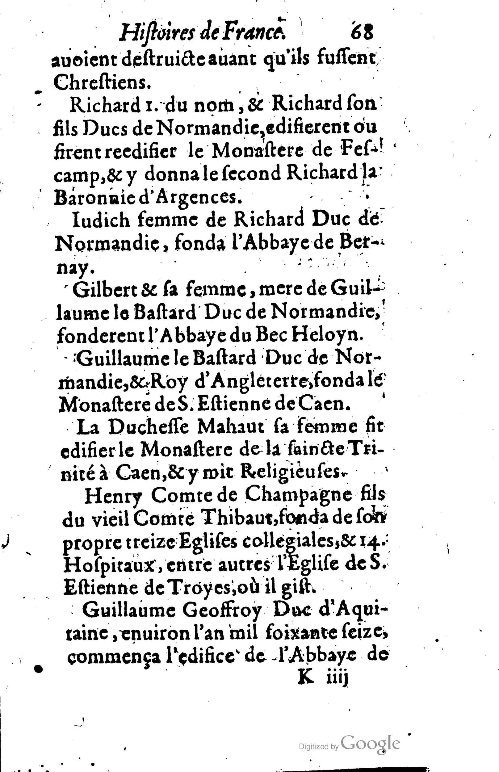 1619 - Jean Corrozet - Trésor des histoires de France - BSB Munich