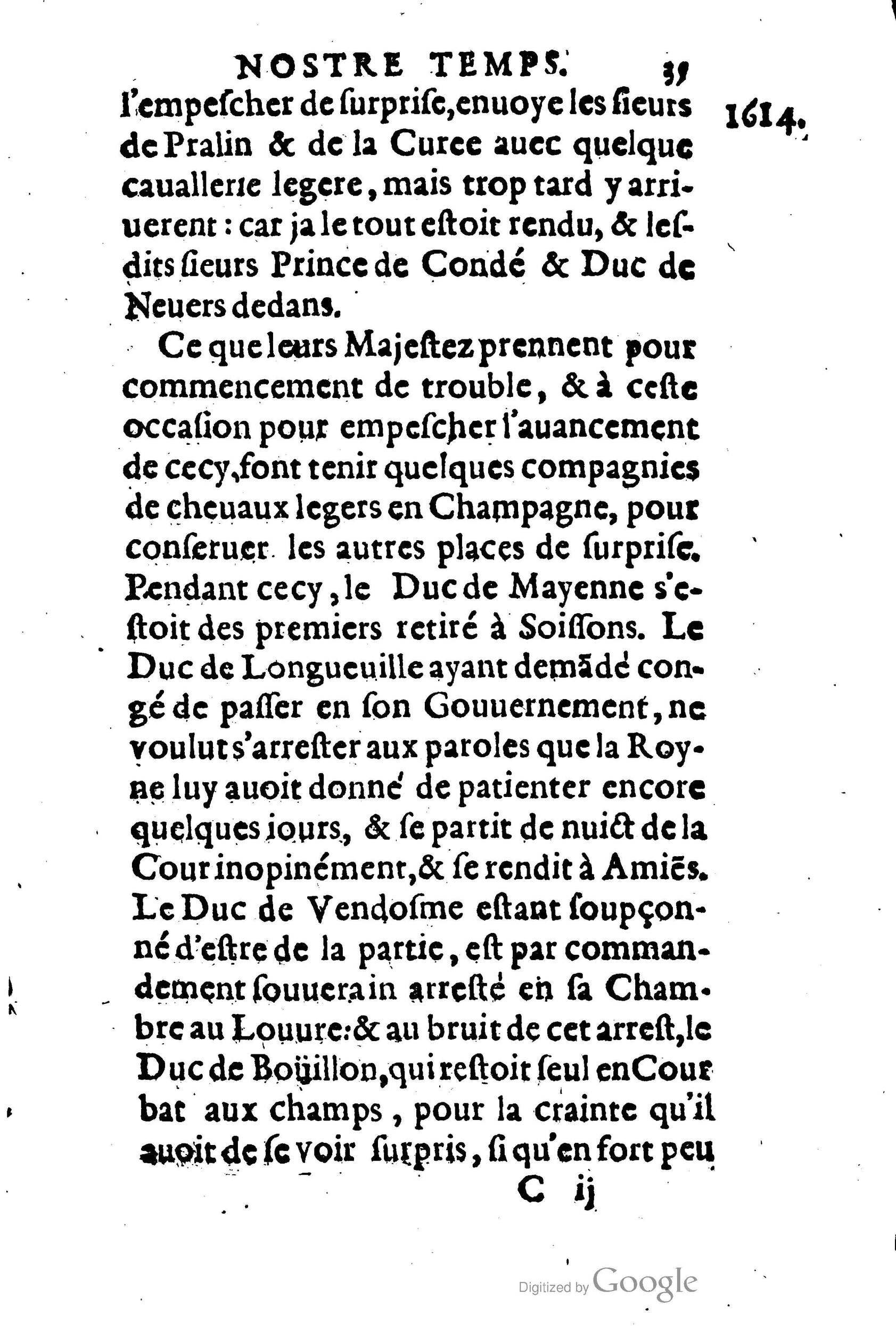 1623 - Joseph Bouillerot - Trésor de l’histoire générale de notre temps - BM Lyon