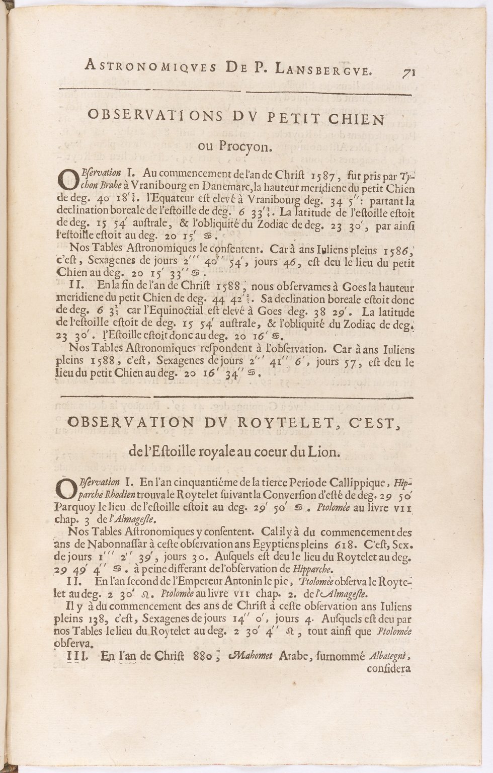 1634 - Zacharie Roman - Les Tables perpétuelles - BnF Arsenal