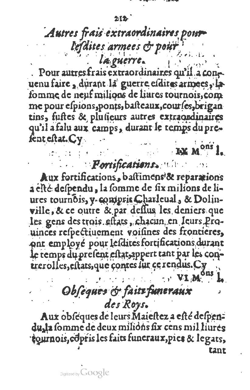 1581 - s.n. - Secret des trésors de France (Livre I) - BSB Munich