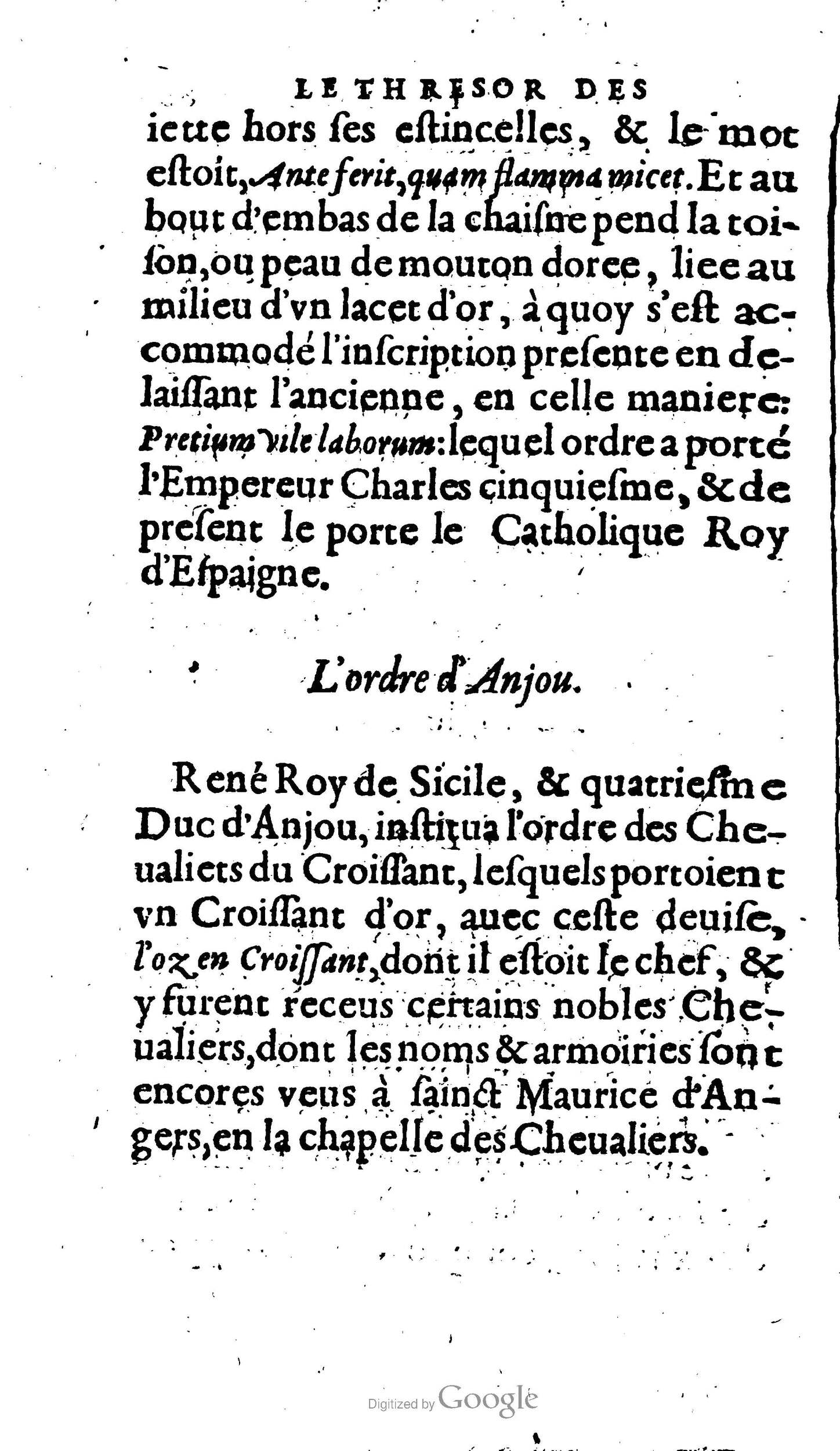 1604 - Galiot Corrozet - Trésor des histoires de France - BNC Florence