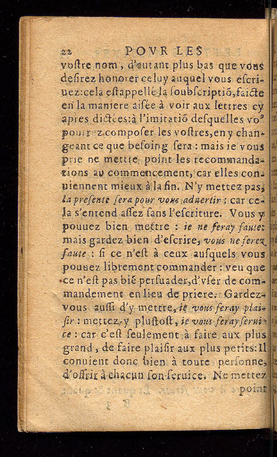 1614 - Barthélemy Vincent - Élite et Trésor des lettres missives - Bâle