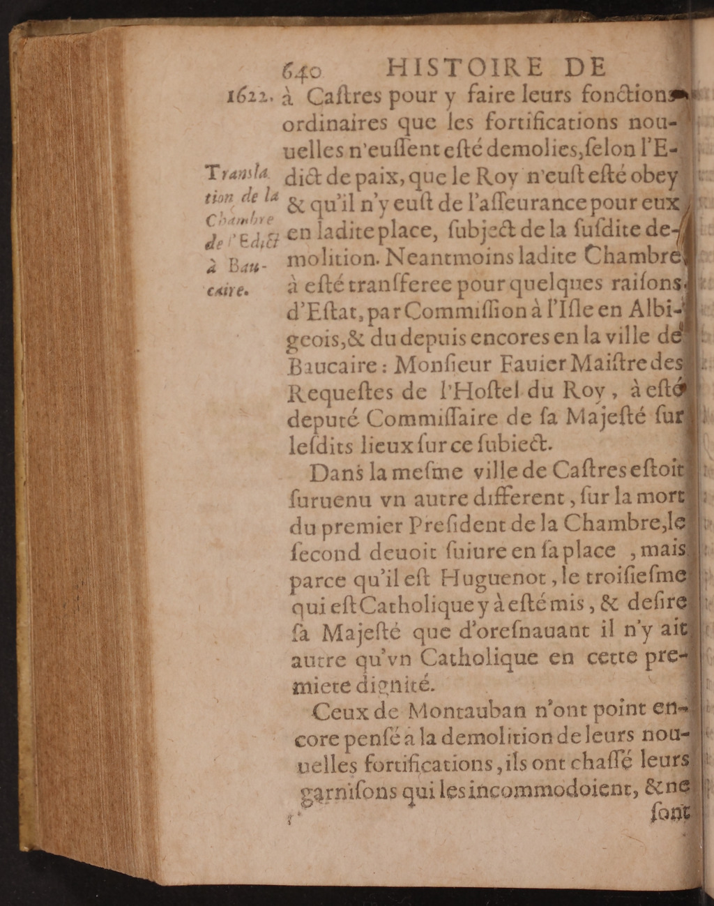 1626 - Joseph Bouillerot - Trésor de l’histoire générale de notre temps - BnF Arsenal