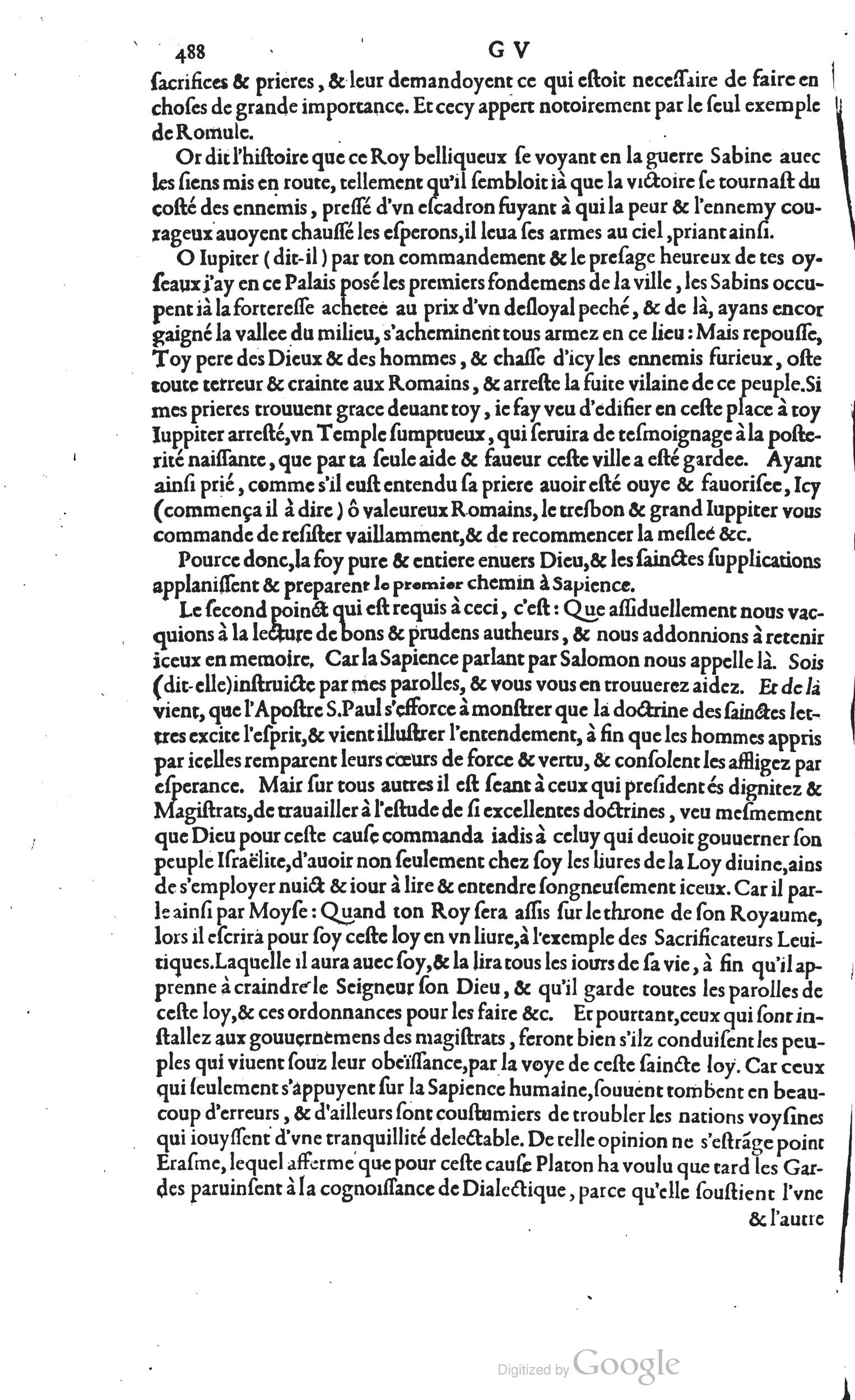 1585 - Barthélemy Honorat - Bibliothèques françaises - BSB Munich