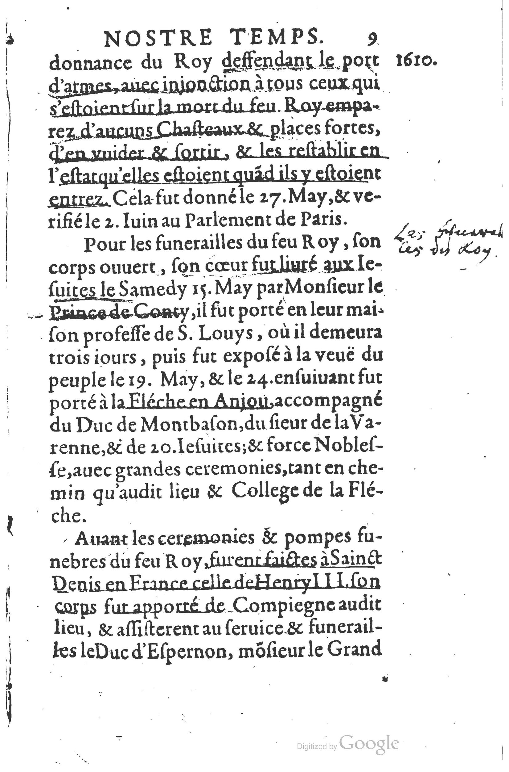 1626 - Joseph Bouillerot - Trésor de l’histoire générale de notre temps - BSB Munich