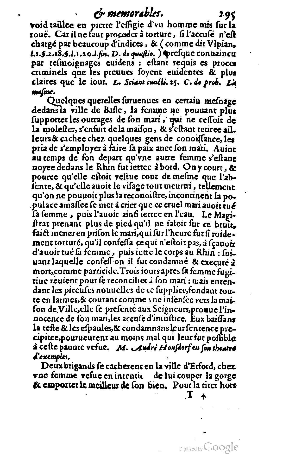 1620 - Samuel Crespin - Trésor d’histoires admirables et mémorables - BCU Lausanne