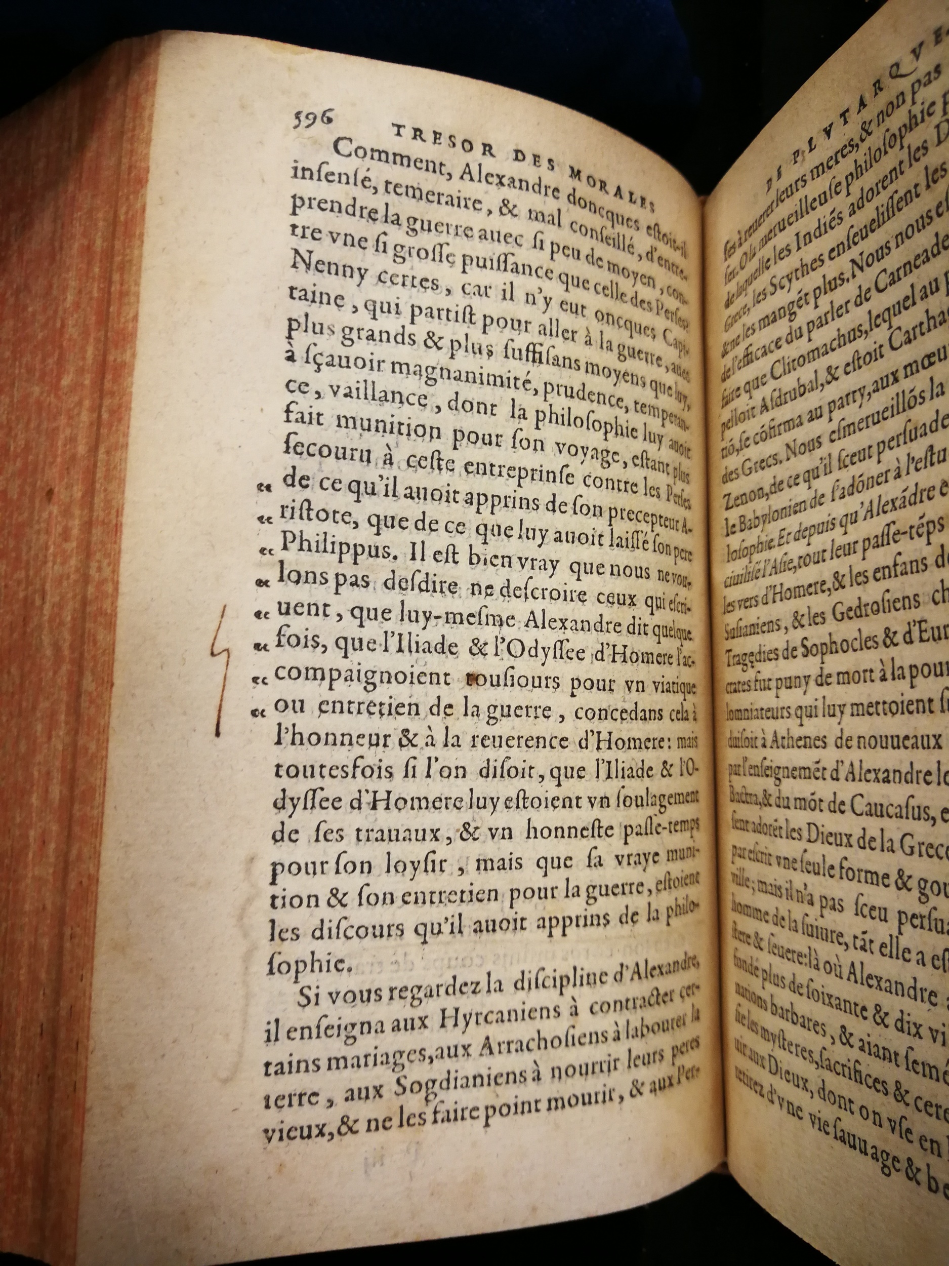 1577 - Jean Poupy - Trésor des morales de Plutarque - Les Méjanes, Aix-en-Provence
