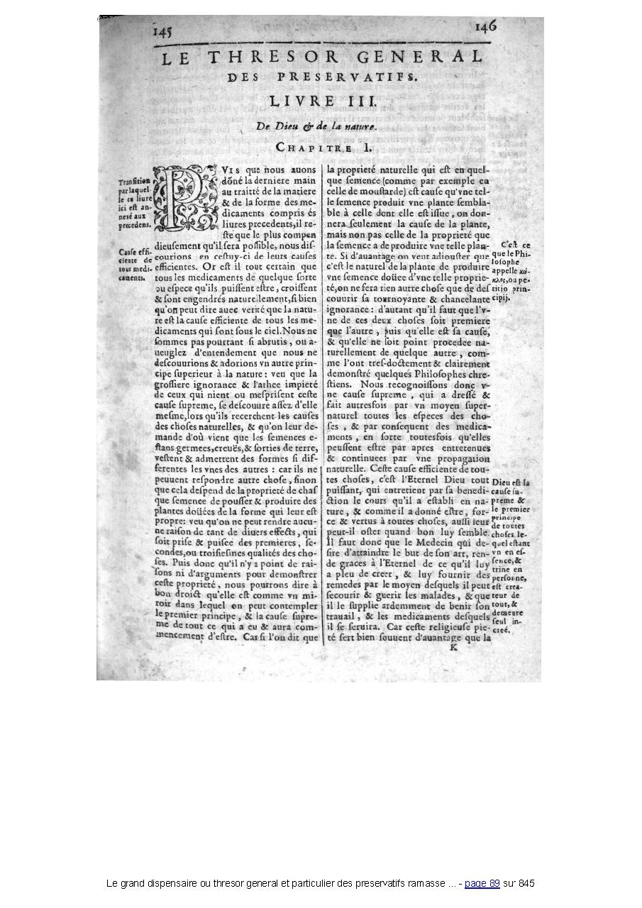 1609 - Étienne Gamonet - Grand dispensaire ou Trésor général et particulier des préservatifs - BIU Santé