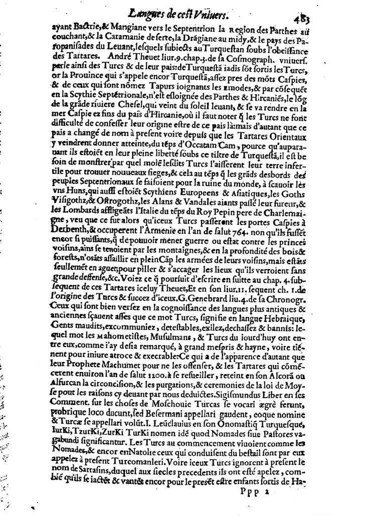 1613 - Matthieu Berjon - Trésor de l’histoire des langues de cet univers - BM Lyon